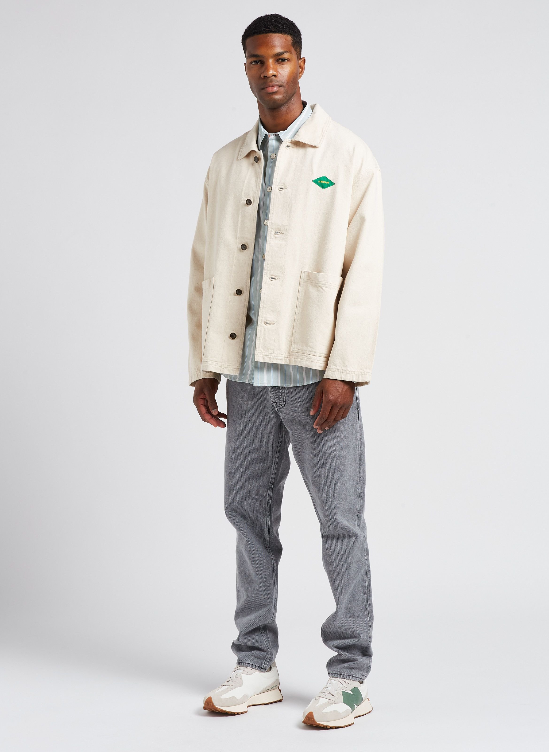 Veste col classique en coton datcity AMERICAN VINTAGE 