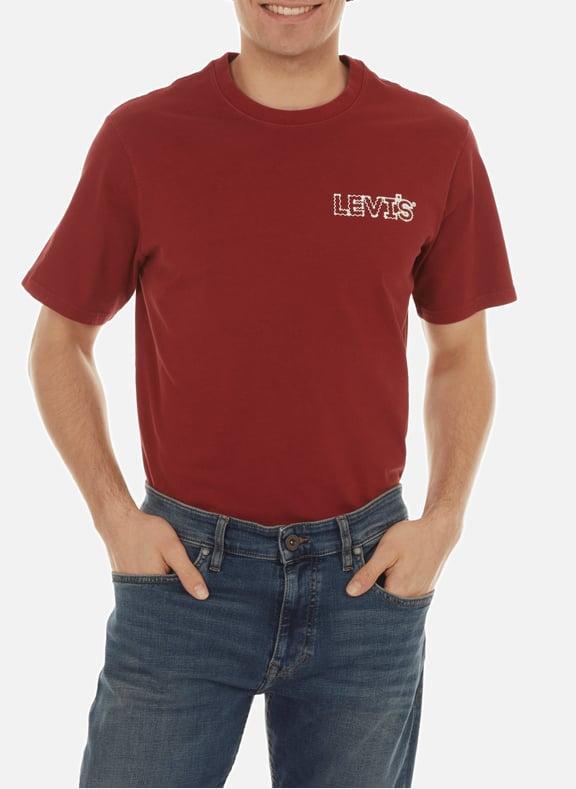 T-shirt with logo detail Red by LEVI'S LEVI'S T-shirt with logo detail Red