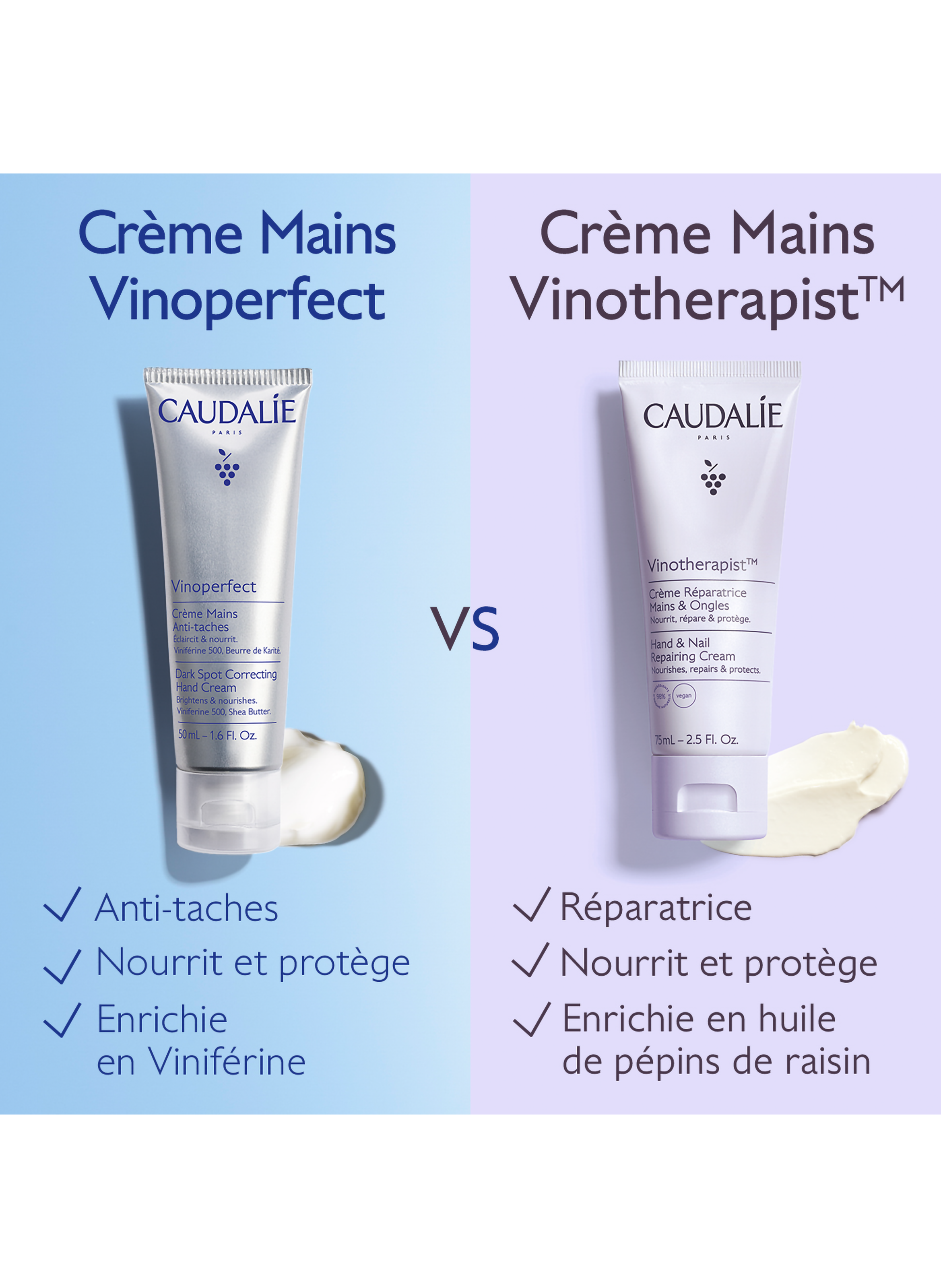 Vinoperfect Crème Mains Anti-Taches CAUDALIE No color