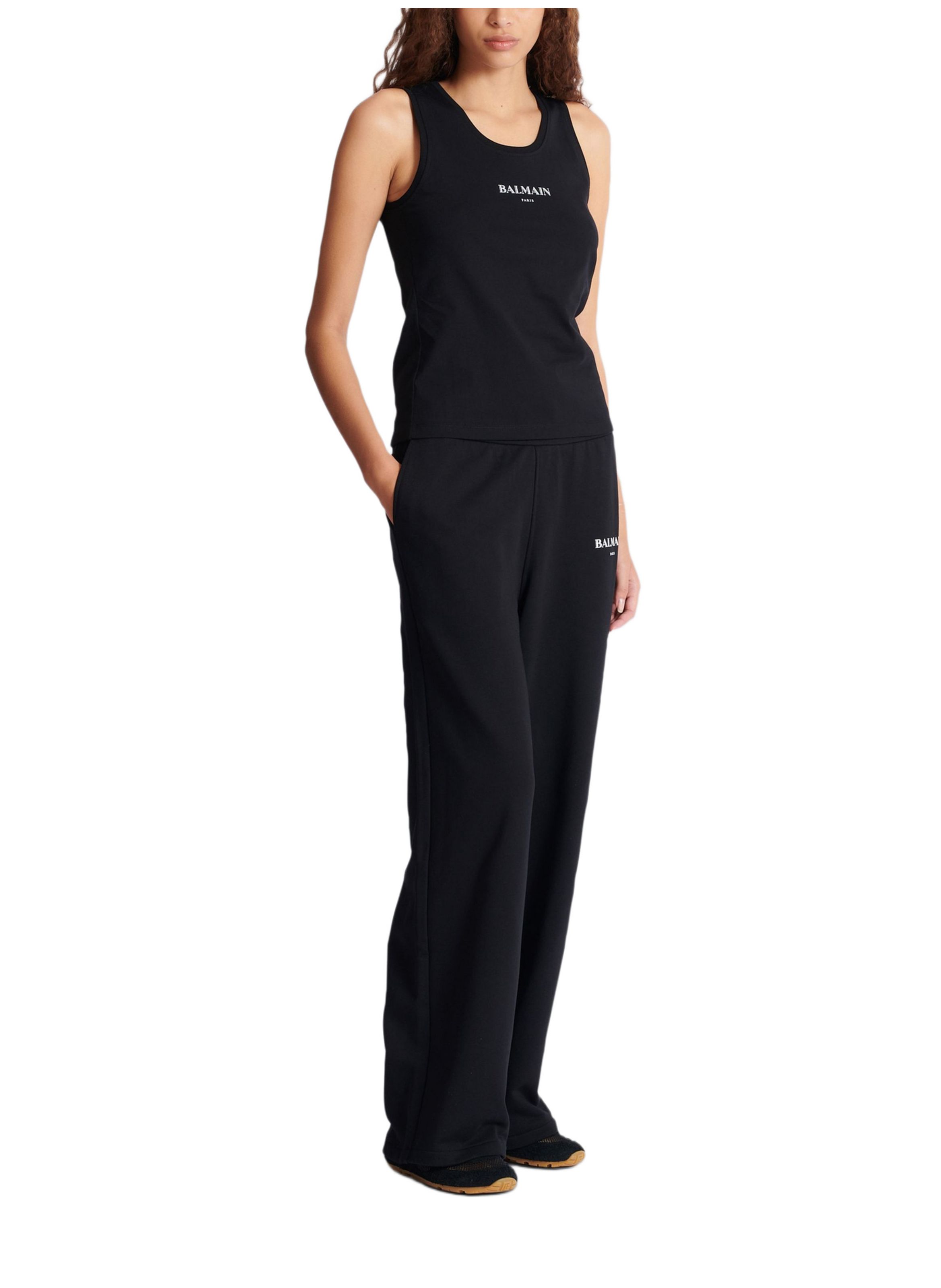 Débardeur avec imprimé balmain BALMAIN Noir