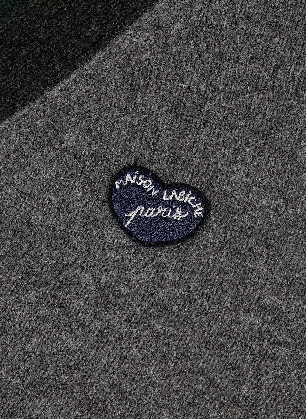 Cardigan droit Balfournier en laine vierge MAISON LABICHE Vert