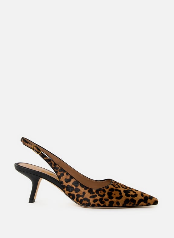 Leopard print sling-back Multicolour by SAM EDELMAN SAM EDELMAN Leopard print sling-back Multicolour