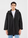 Oversized cotton hooded jacket | Black by ARTE ANTWERP ARTE ANTWERP Oversized cotton hooded jacket | Black