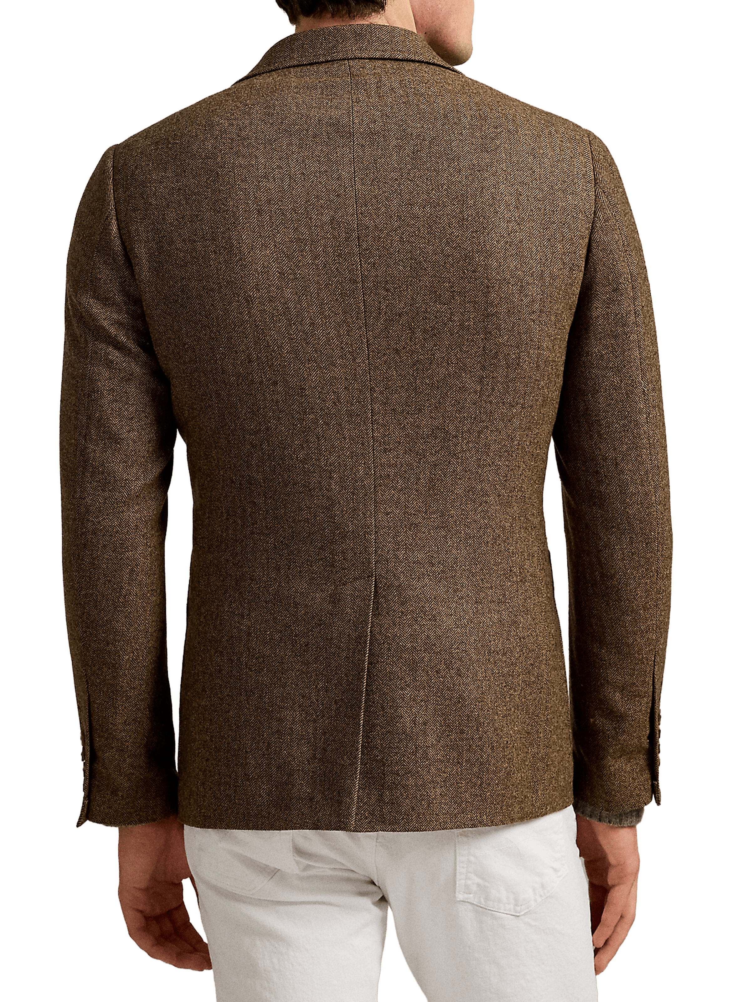 Herringbone blazer POLO RALPH LAUREN Brown