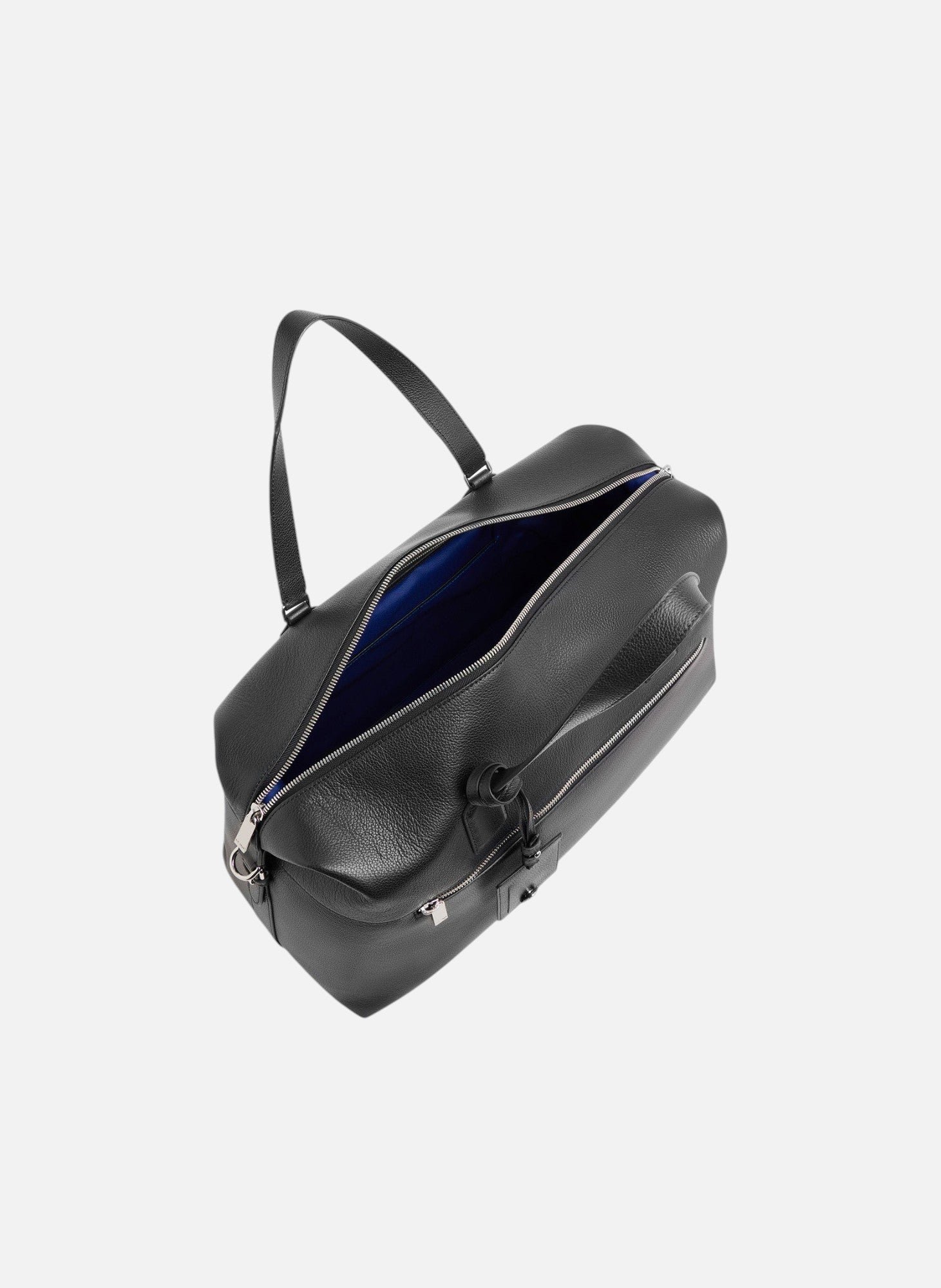 Sac de voyage 24h emile en cuir grainé LE TANNEUR Noir