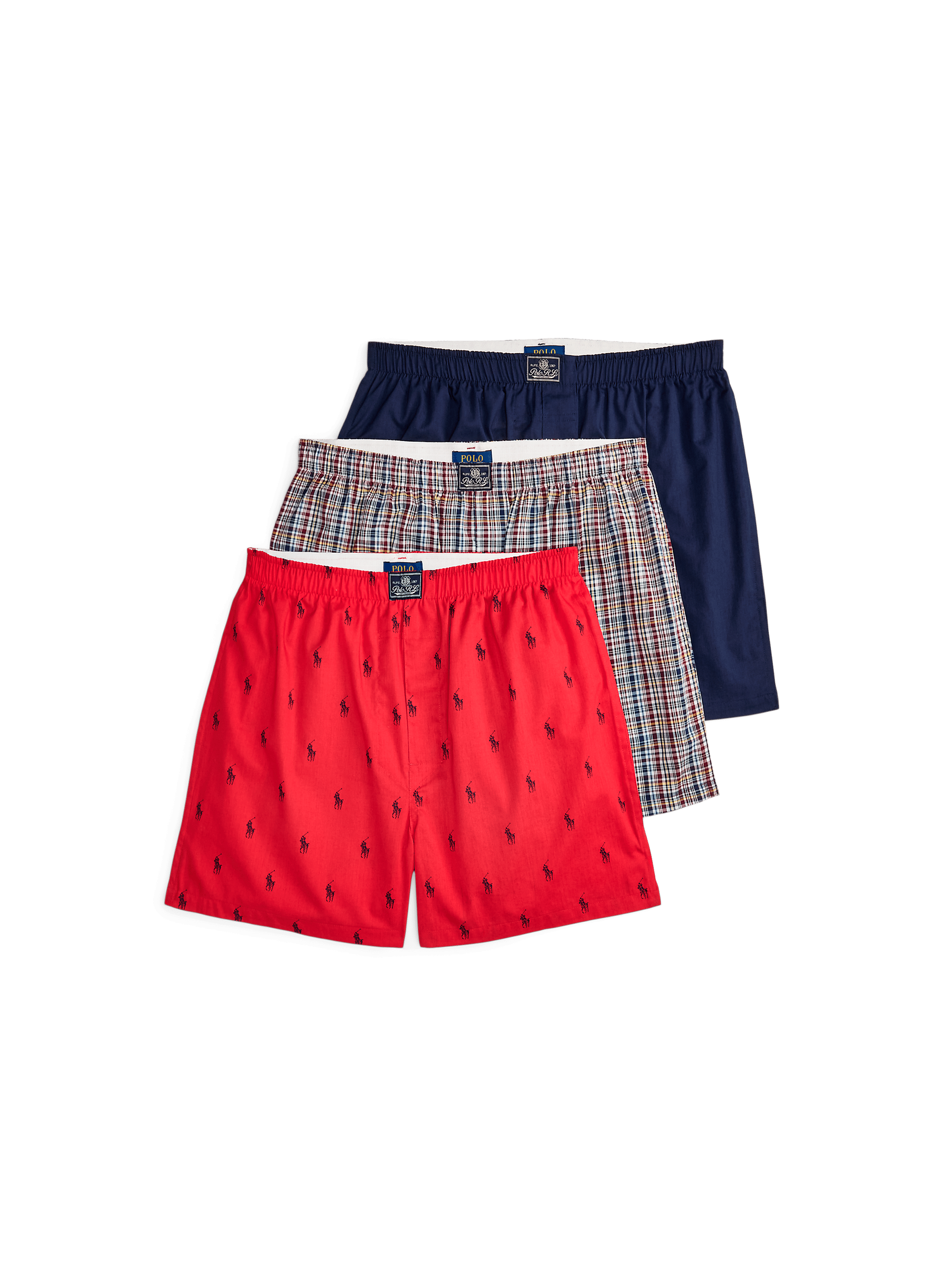 POLO RALPH LAUREN Pack of three boxers  Multicolour
