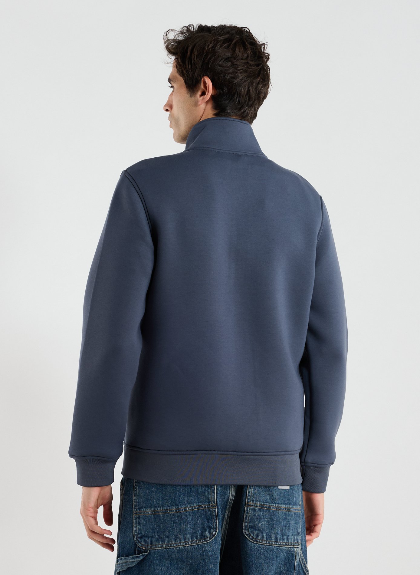 High neck sweatshirt K-WAY Blue