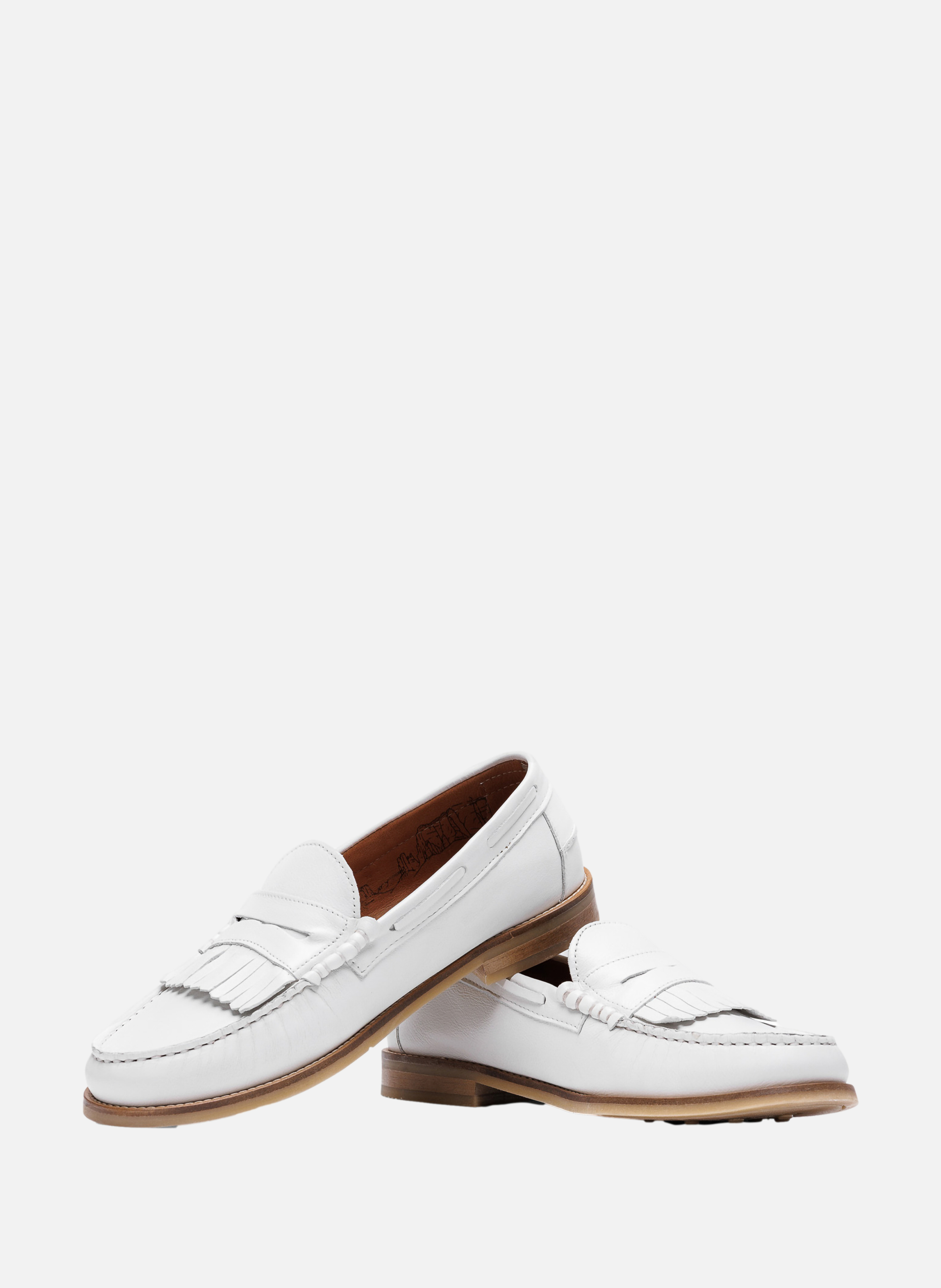 Mocassins ravello NAKED WOLFE Blanc