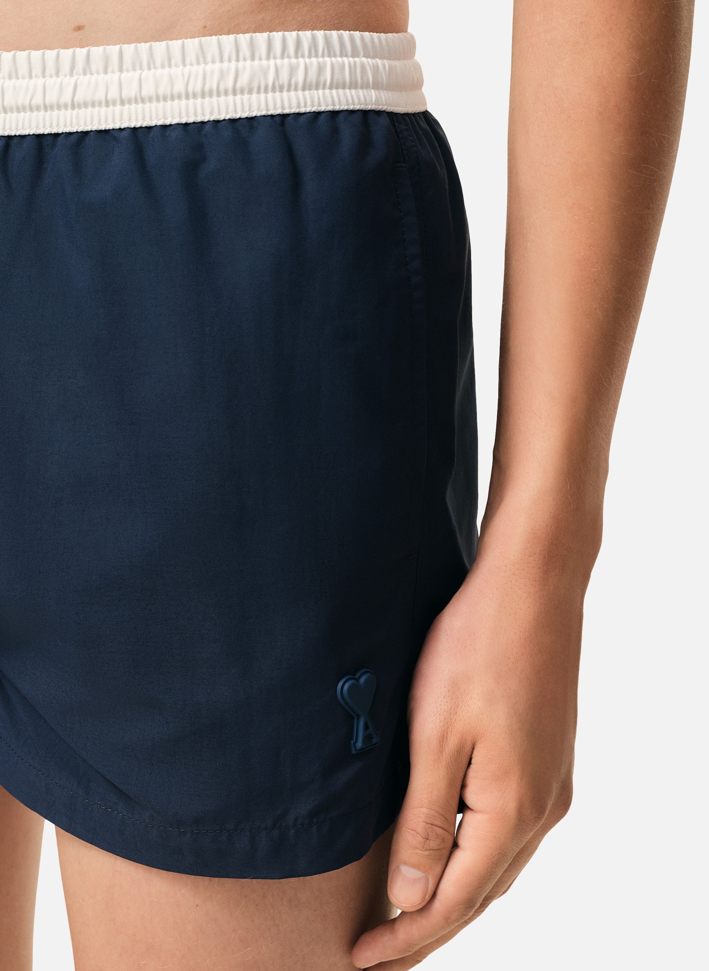 Maillot de bain court en nylon AMI PARIS Bleu