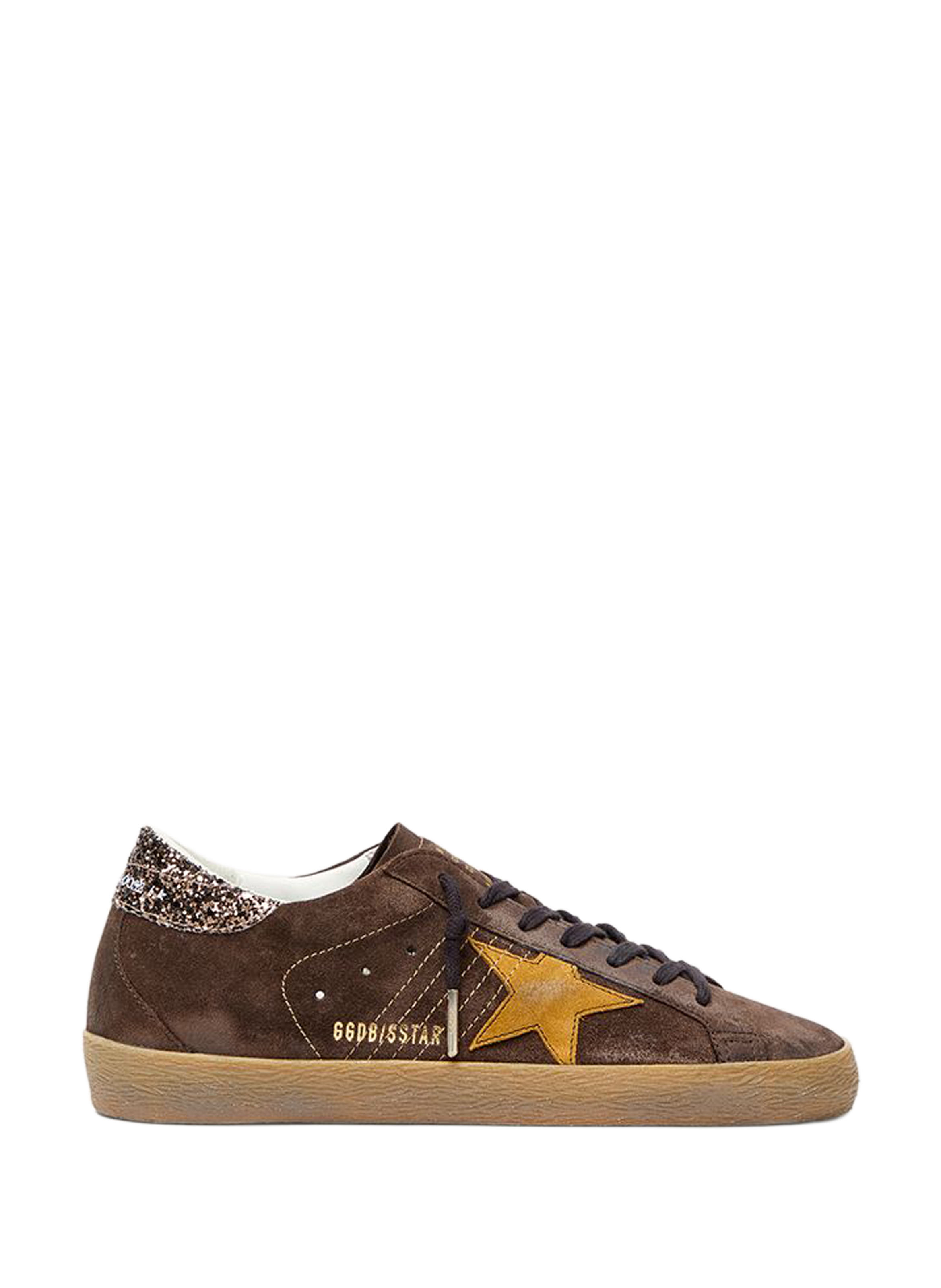 Low top sneaker with star in suede leather GOLDEN GOOSE Brown