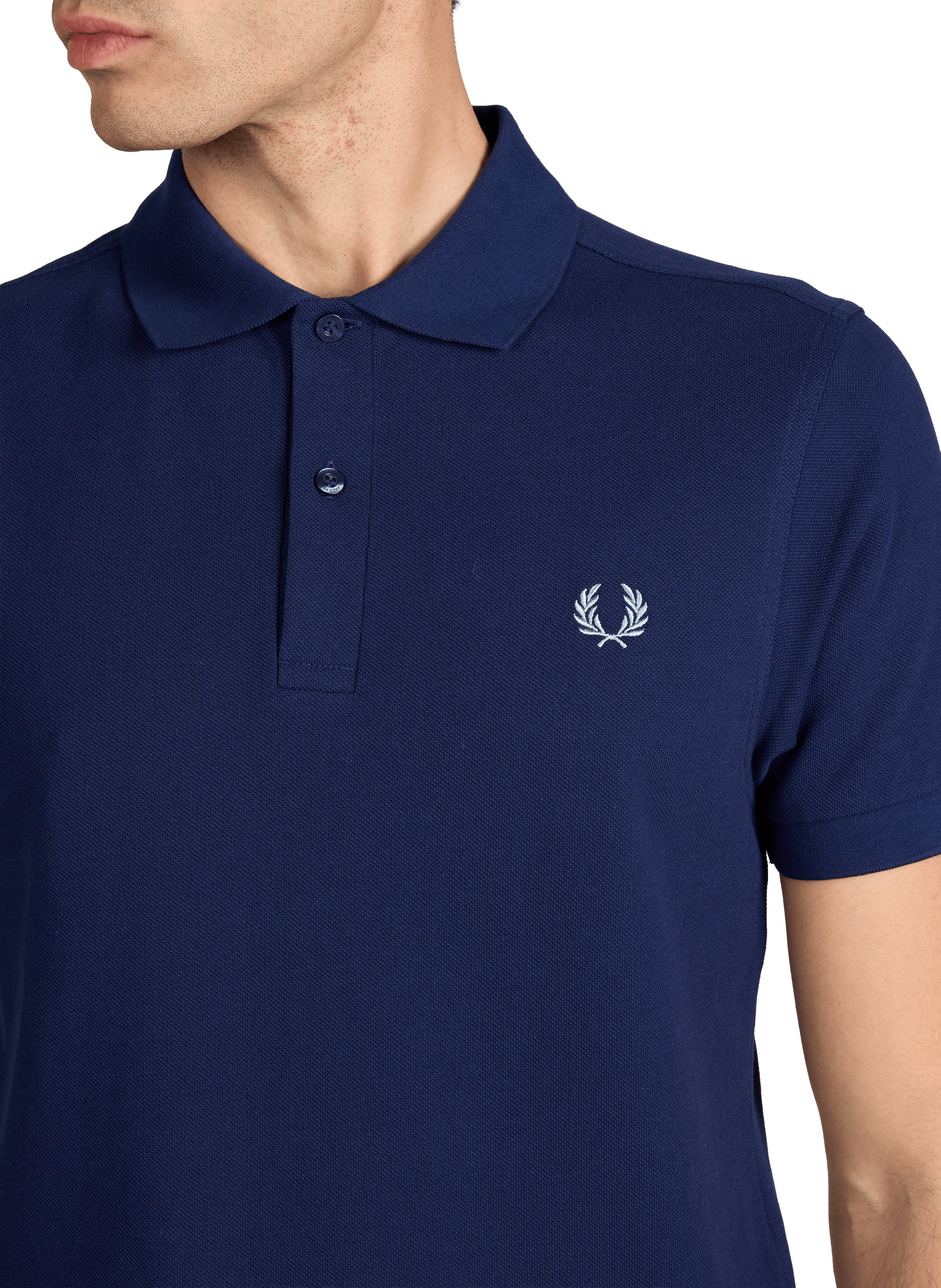 Cotton pique polo shirt FRED PERRY Blue
