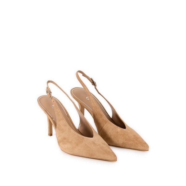Sling-back Primo en cuir suédé