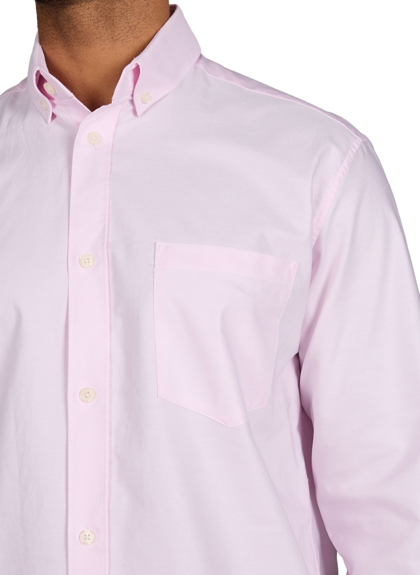 Straight Hox cotton shirt AU PRINTEMPS PARIS Pink