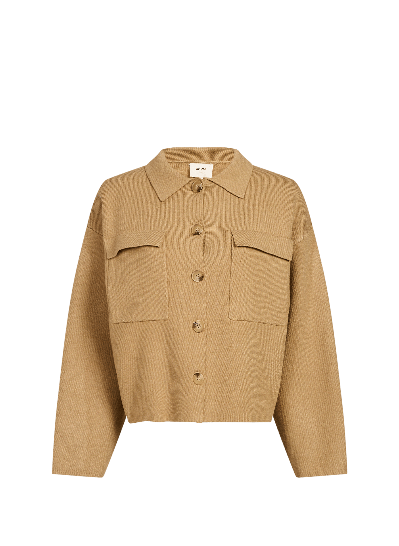 Cardigan Chloee col classique ARTLOVE Marron