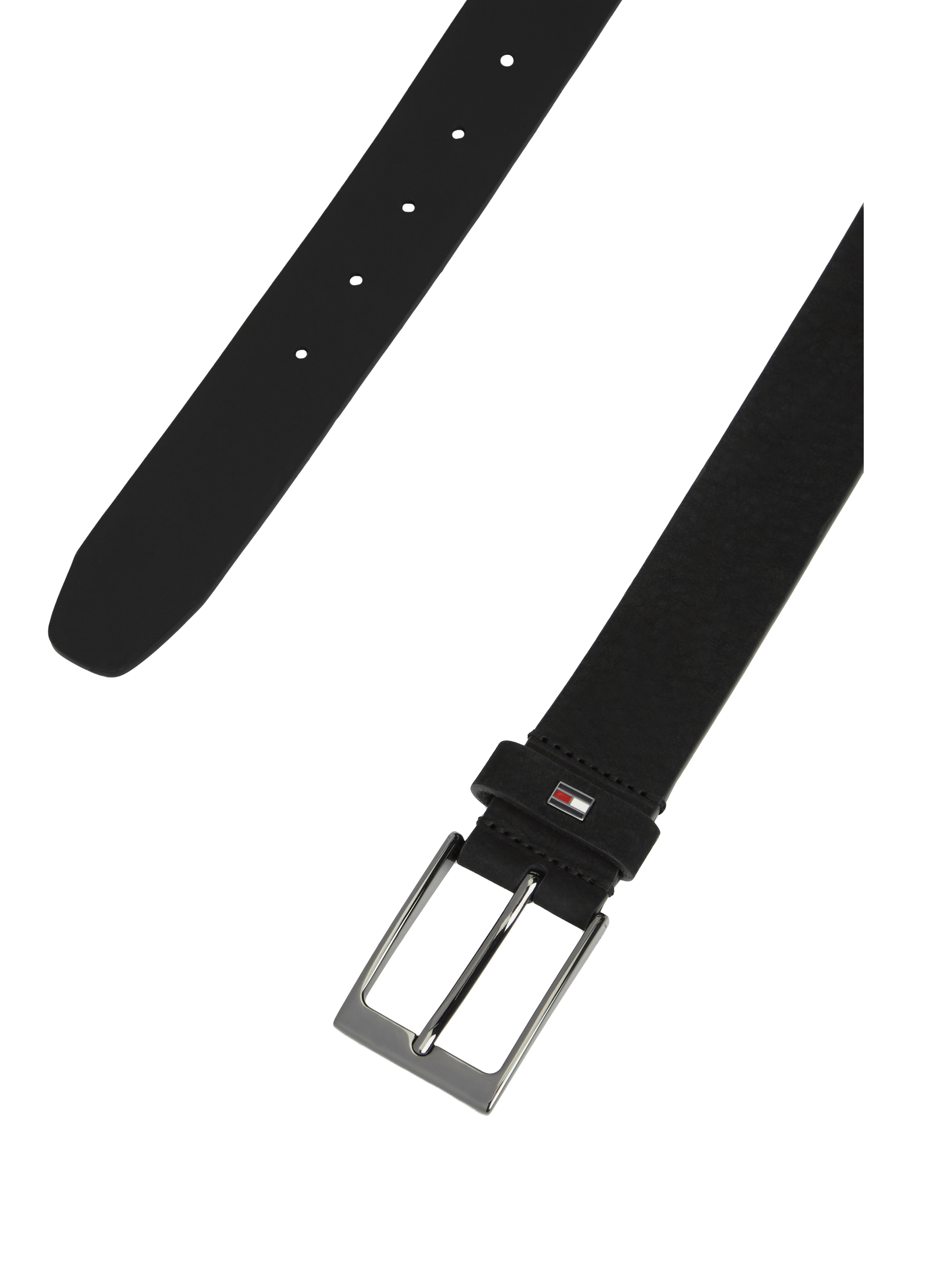 Ceinture en cuir grainé TOMMY HILFIGER Noir