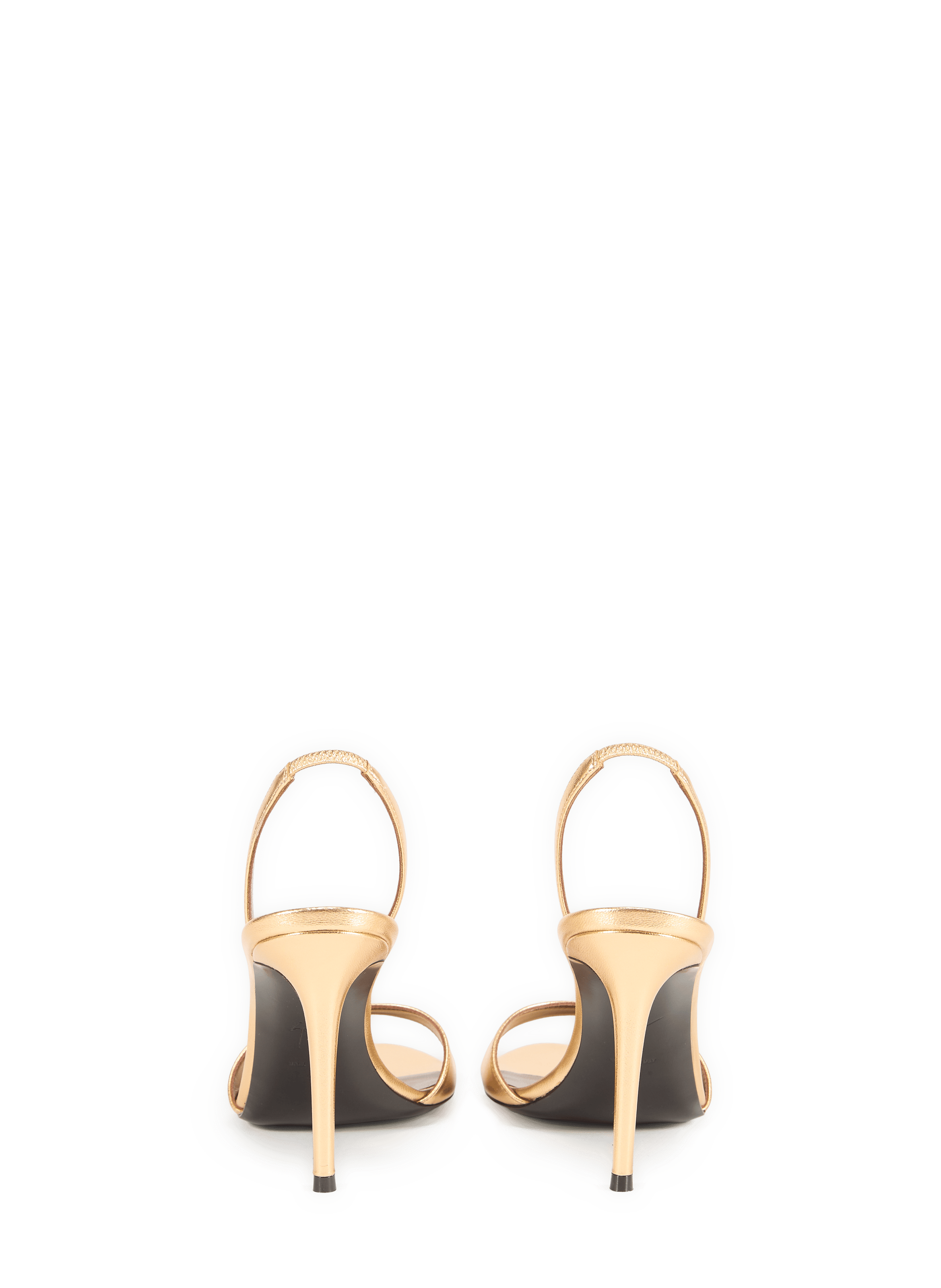 Sandales à talons Clandestino vernies en cuir GIUSEPPE ZANOTTI Doré