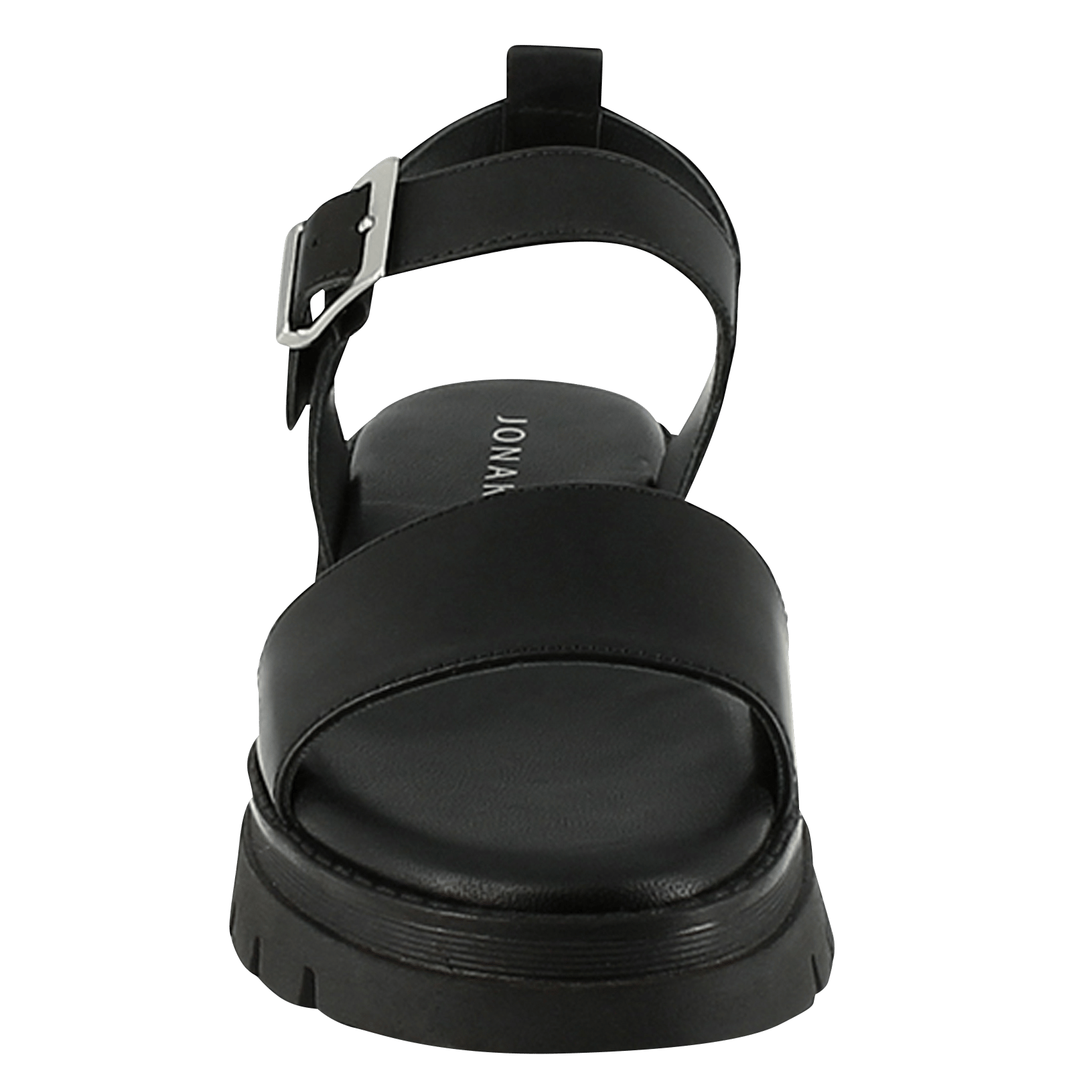 Sandales plates en cuir ask JONAK Noir