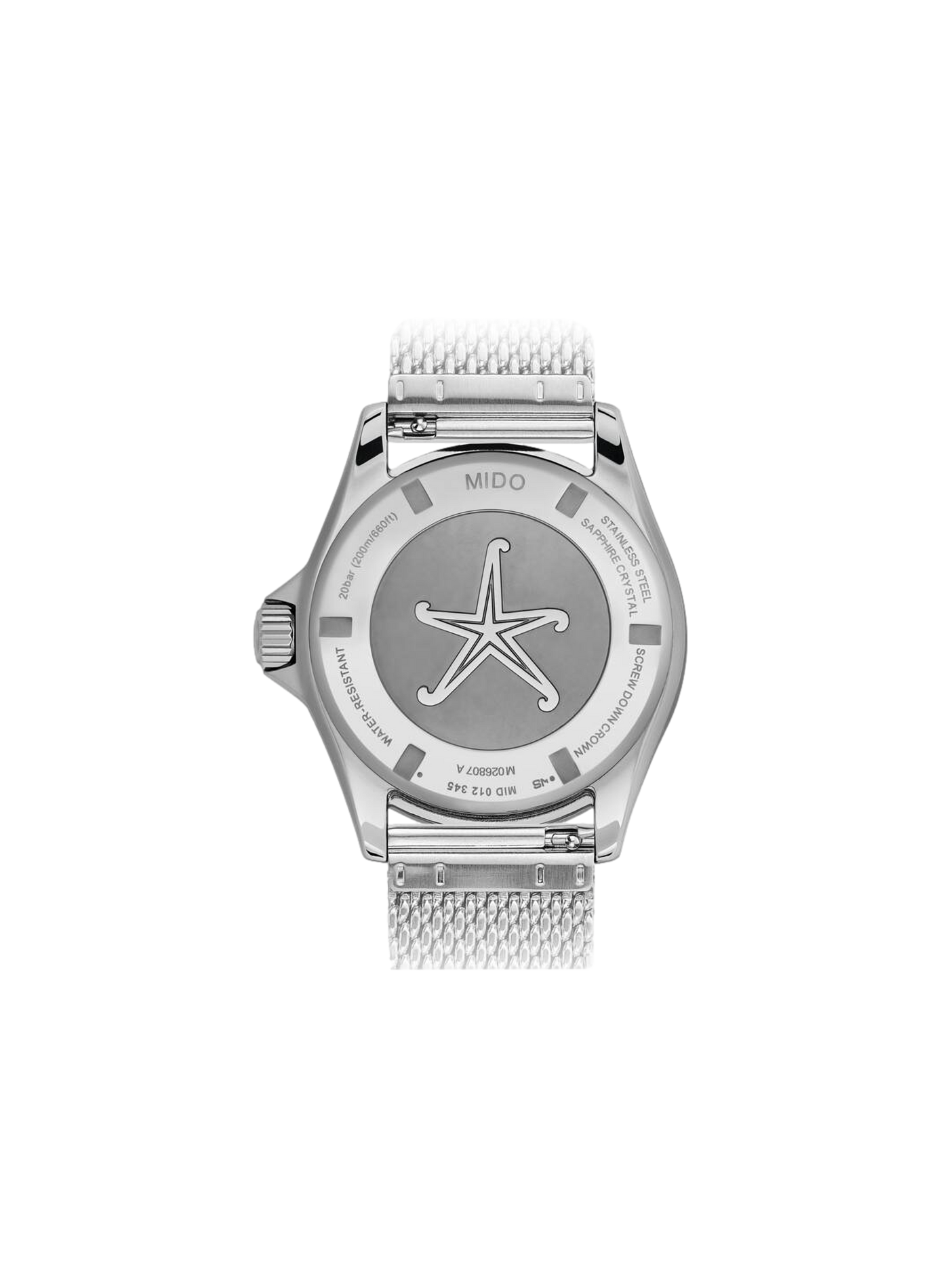 Montre analogique Ocean Star Tribute en acier inoxydable MIDO Bleu