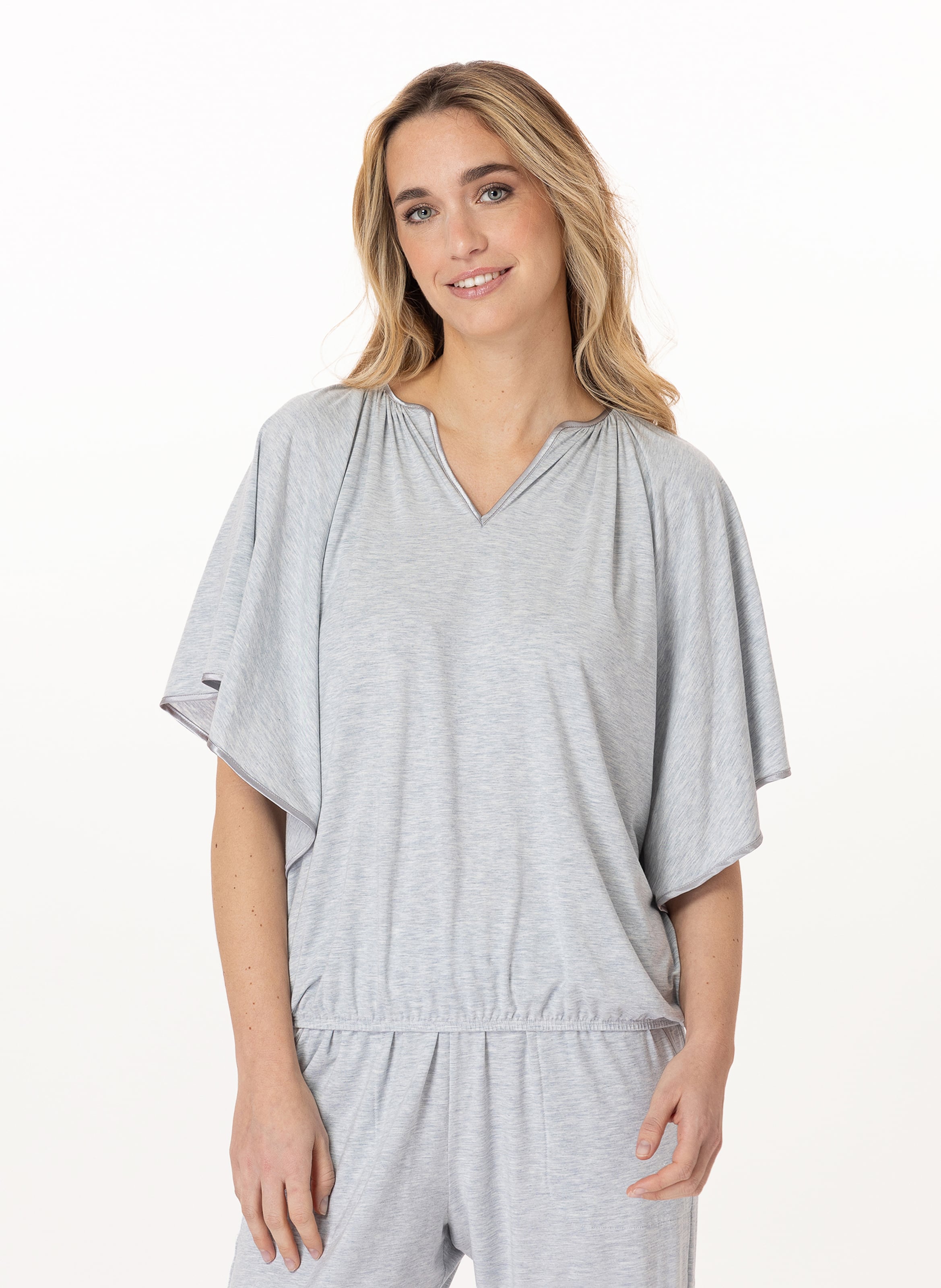 Ensemble homewear en modal nina 222 LE CHAT Bleu