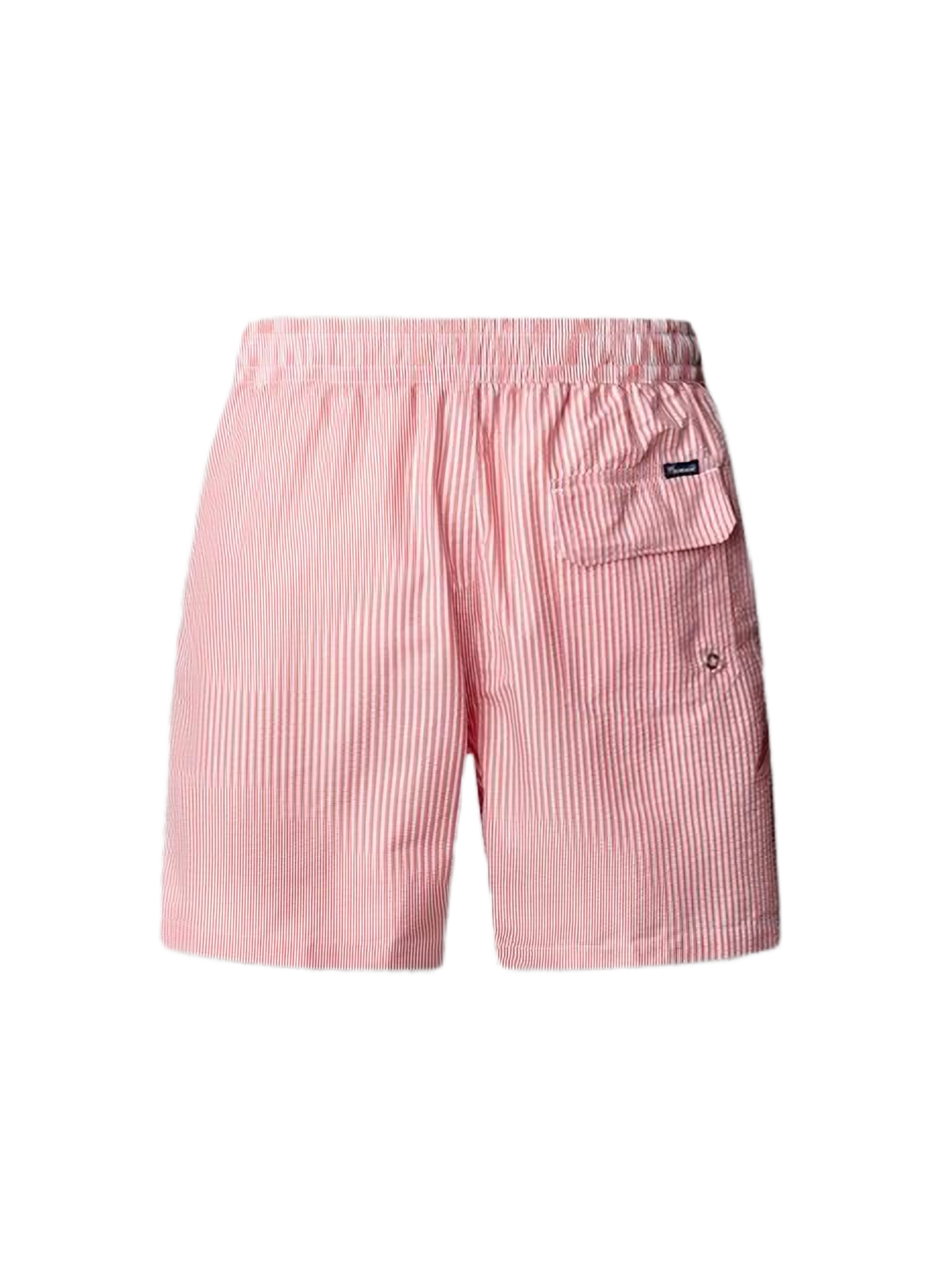 Short da bagno a righe in seersucker FACONNABLE Rosa