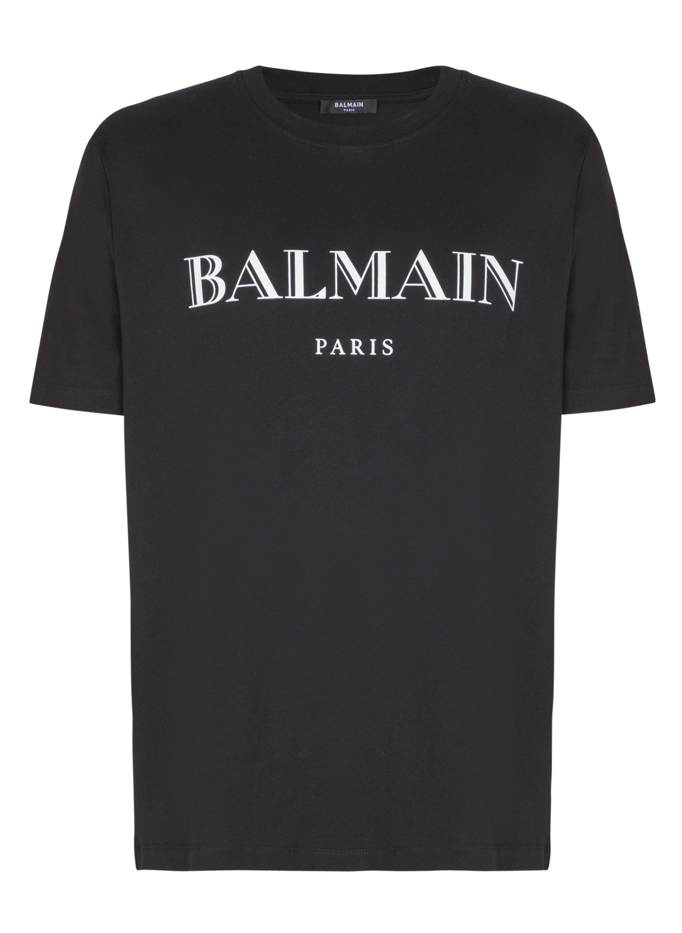 T-shirt avec imprimé balmain BALMAIN Noir