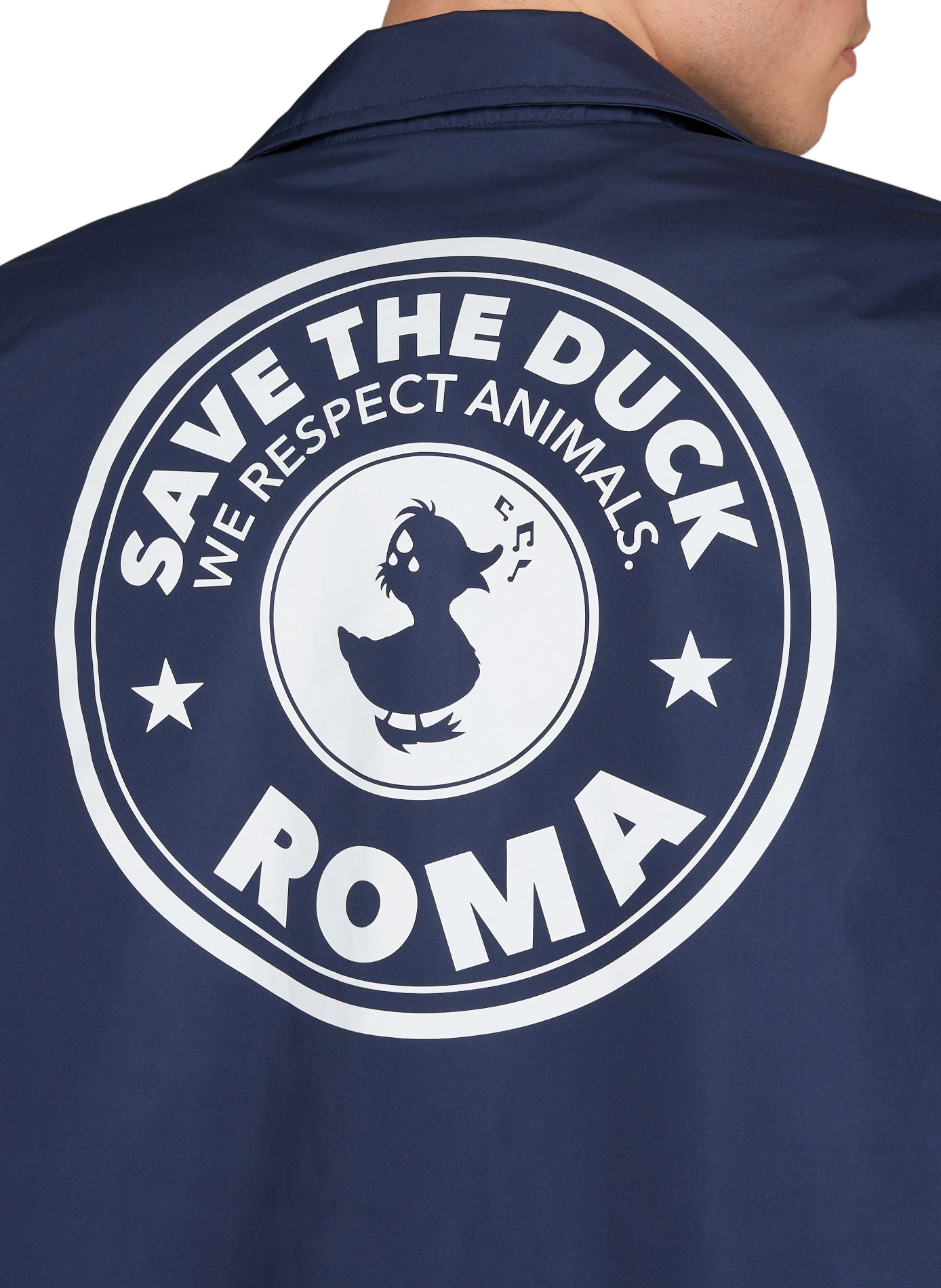 Parka Leni à logo SAVE THE DUCK Bleu