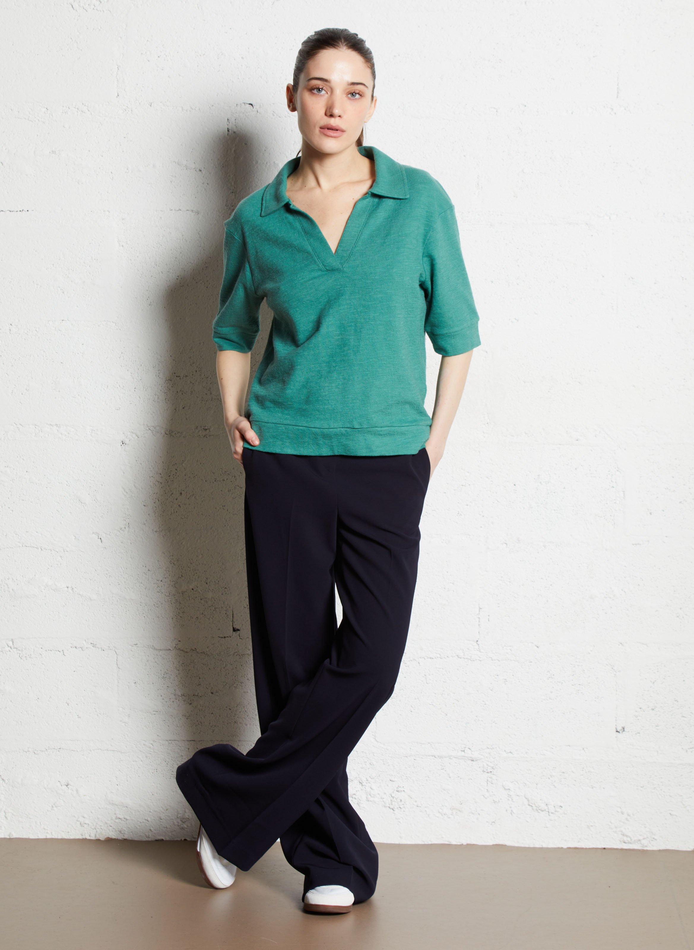 Pantalon droit plissé layla MAISON 123 Bleu