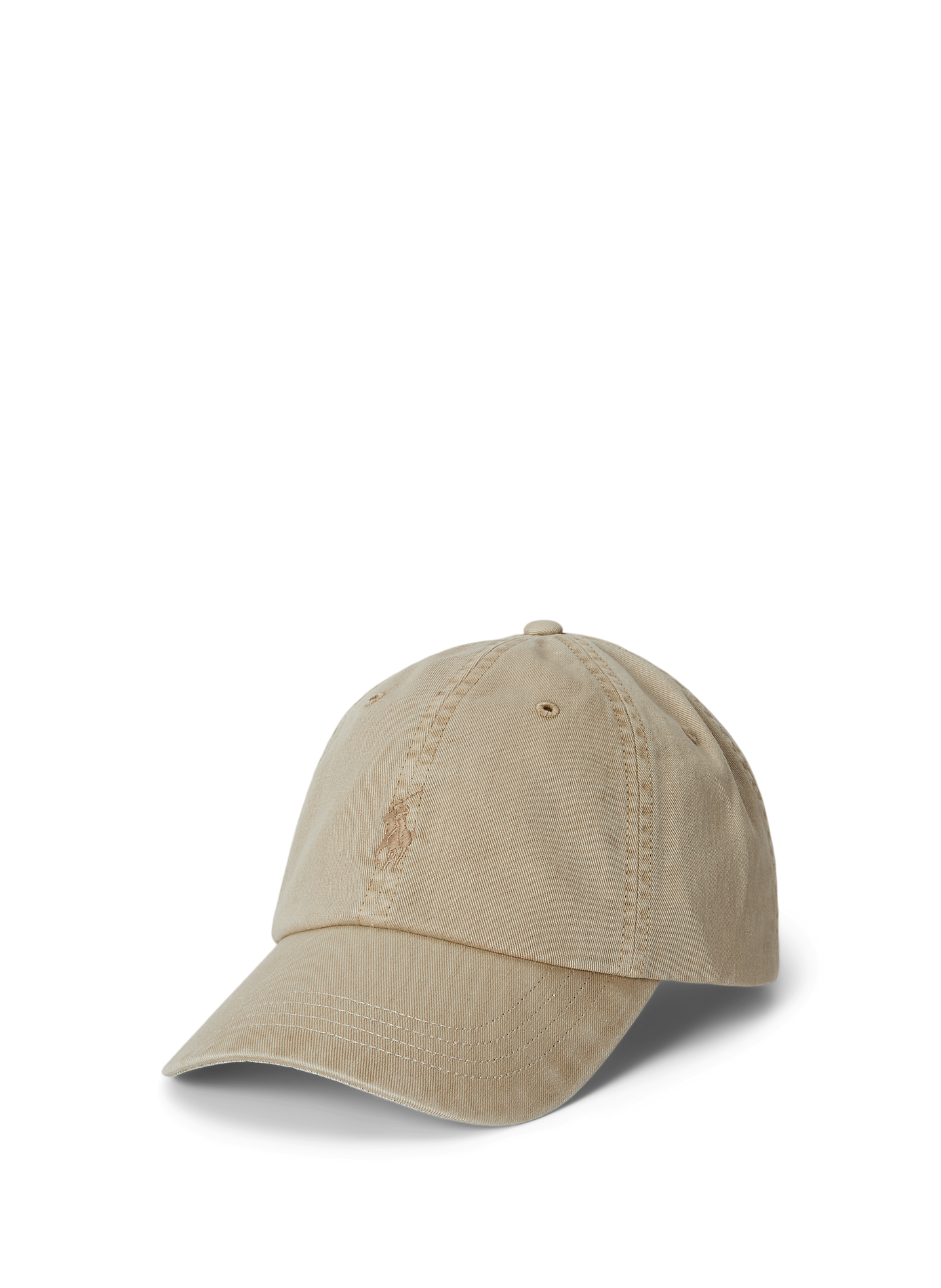 Casquette brodée en coton POLO RALPH LAUREN Kaki