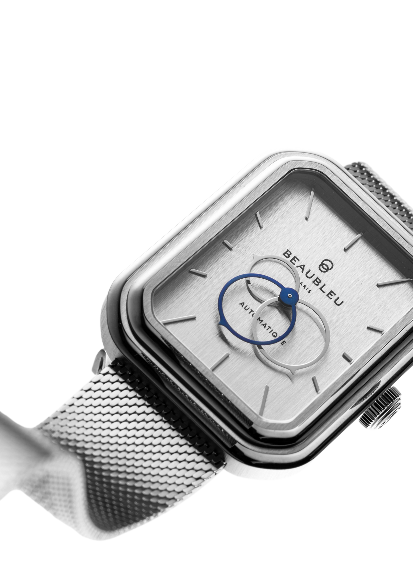 Montre automatique Ecce Figura Vesperal en acier inoxydable BEAUBLEU Argent