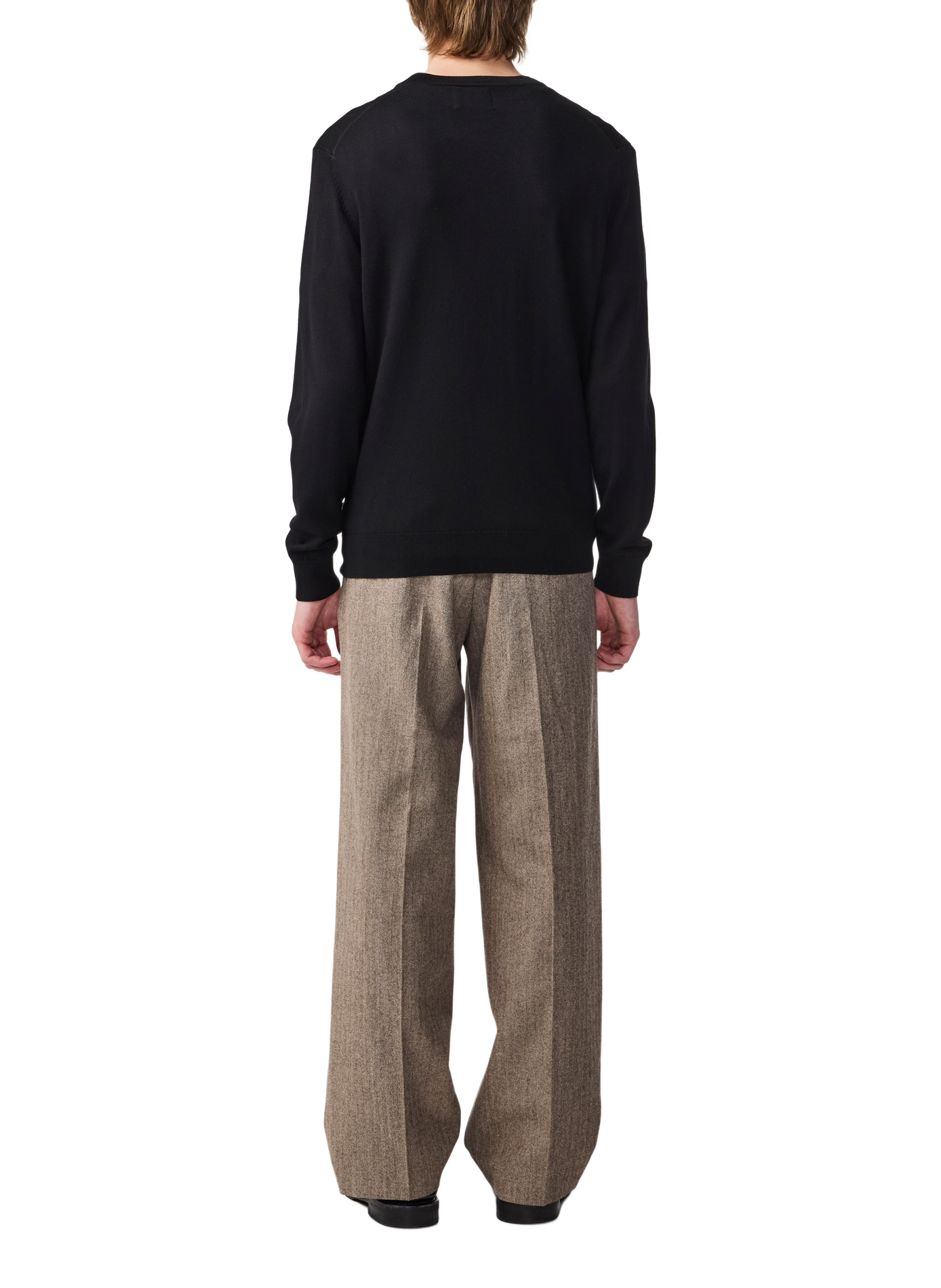 Straight cotton jumper NN.07 Black