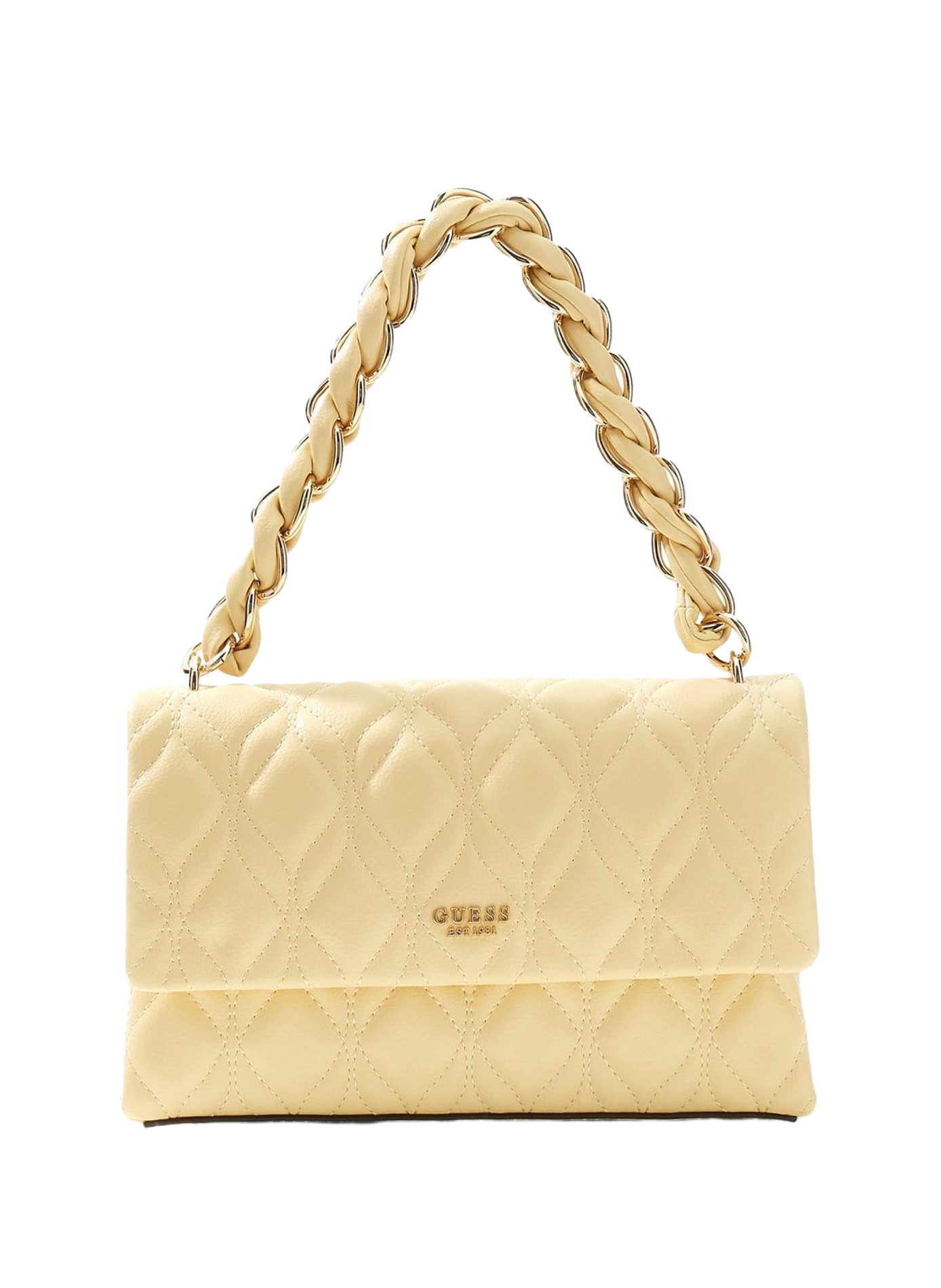 Gepolsterte Schultertasche GUESS Gelb