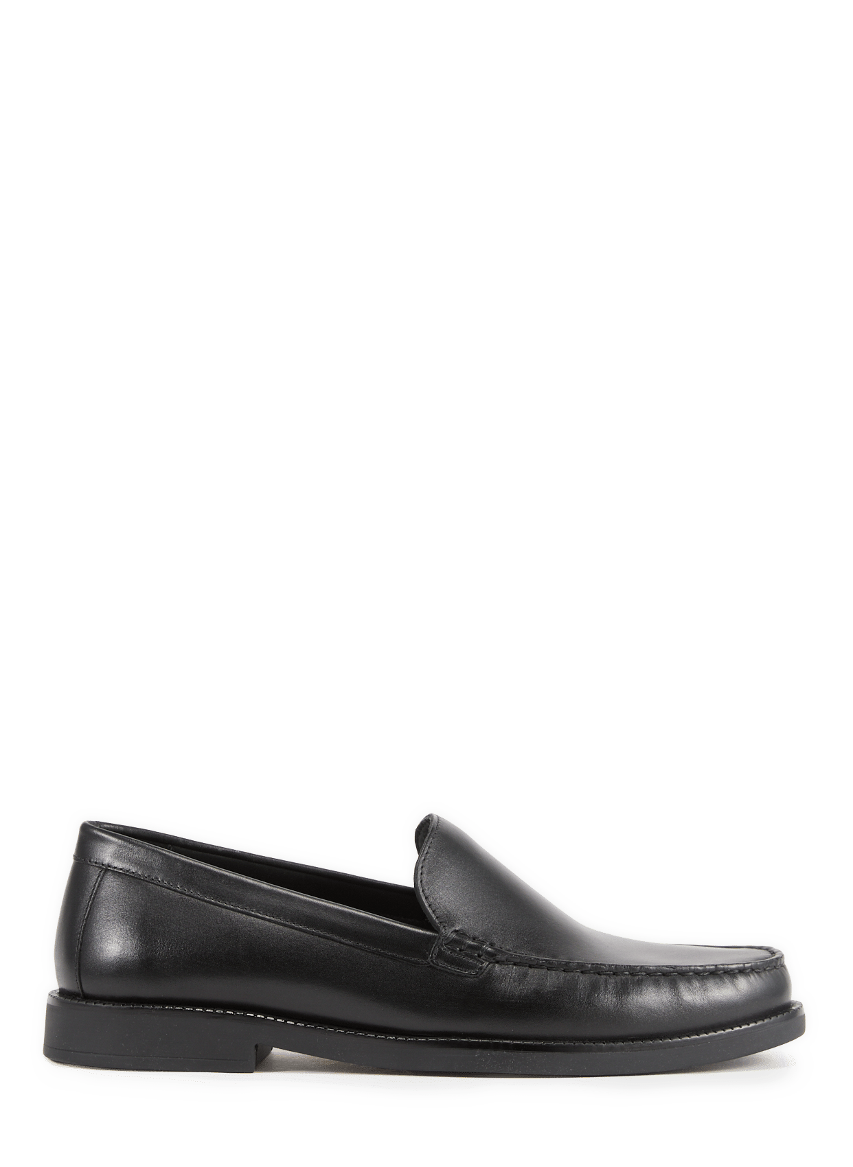 Leather loafers GEOX Black