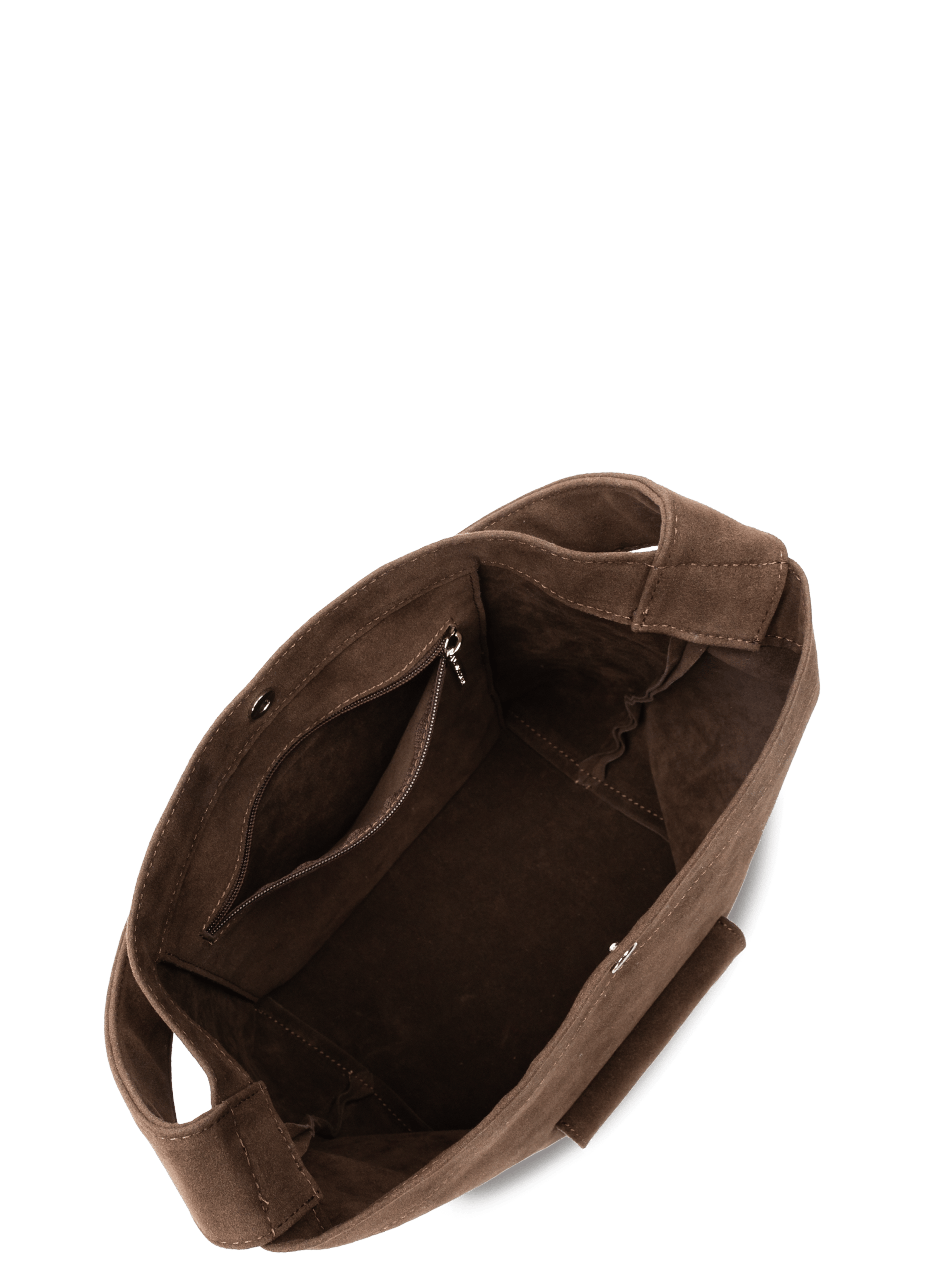 Mini sac seau - suédine kba LANCASTER Marron