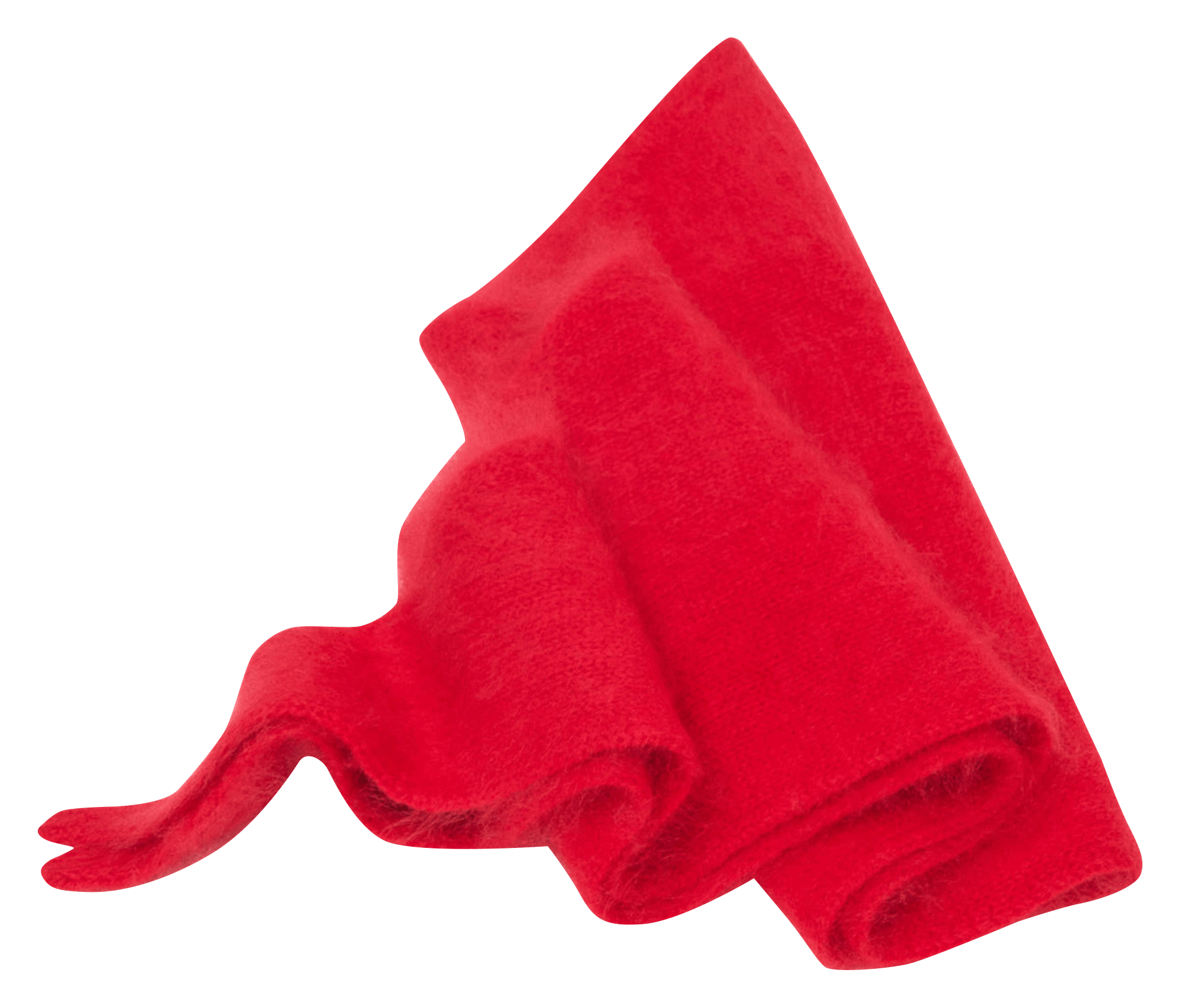 Echarpe triangulaire en laine MAJE Rouge