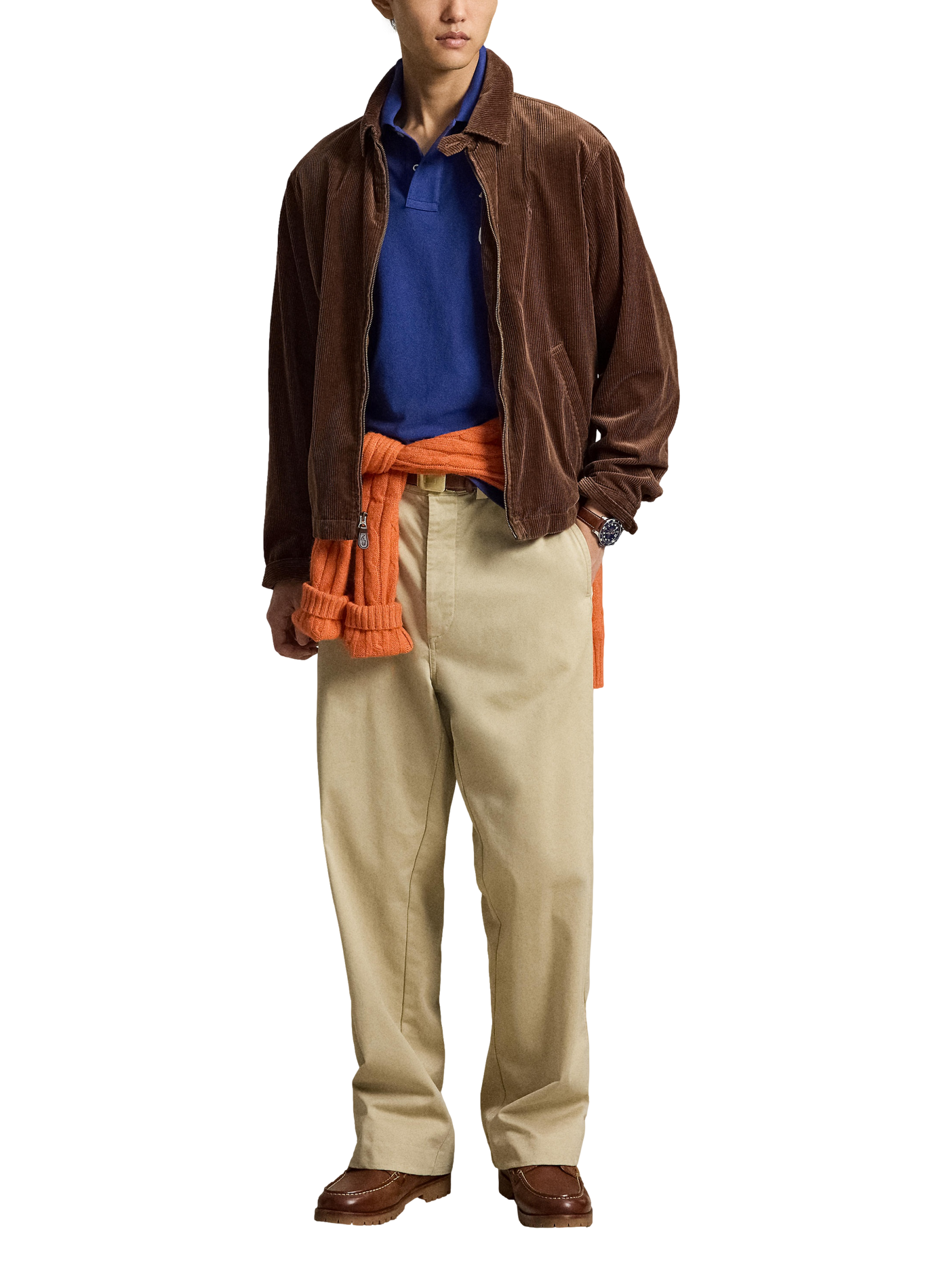 Polo droit manches courtes en coton POLO RALPH LAUREN Bleu