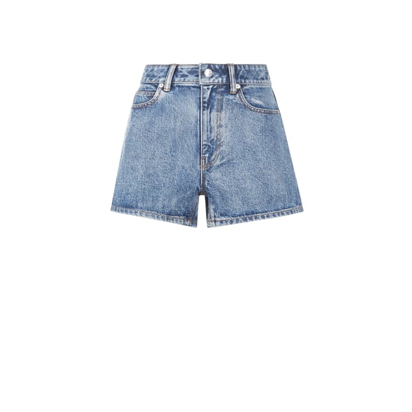 Short en jean détails strass