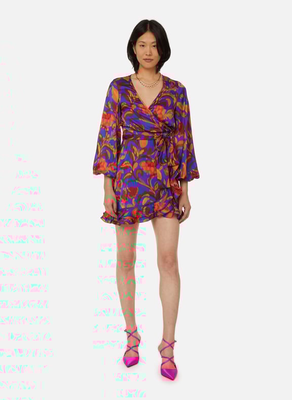 Floral dress guess hotsell