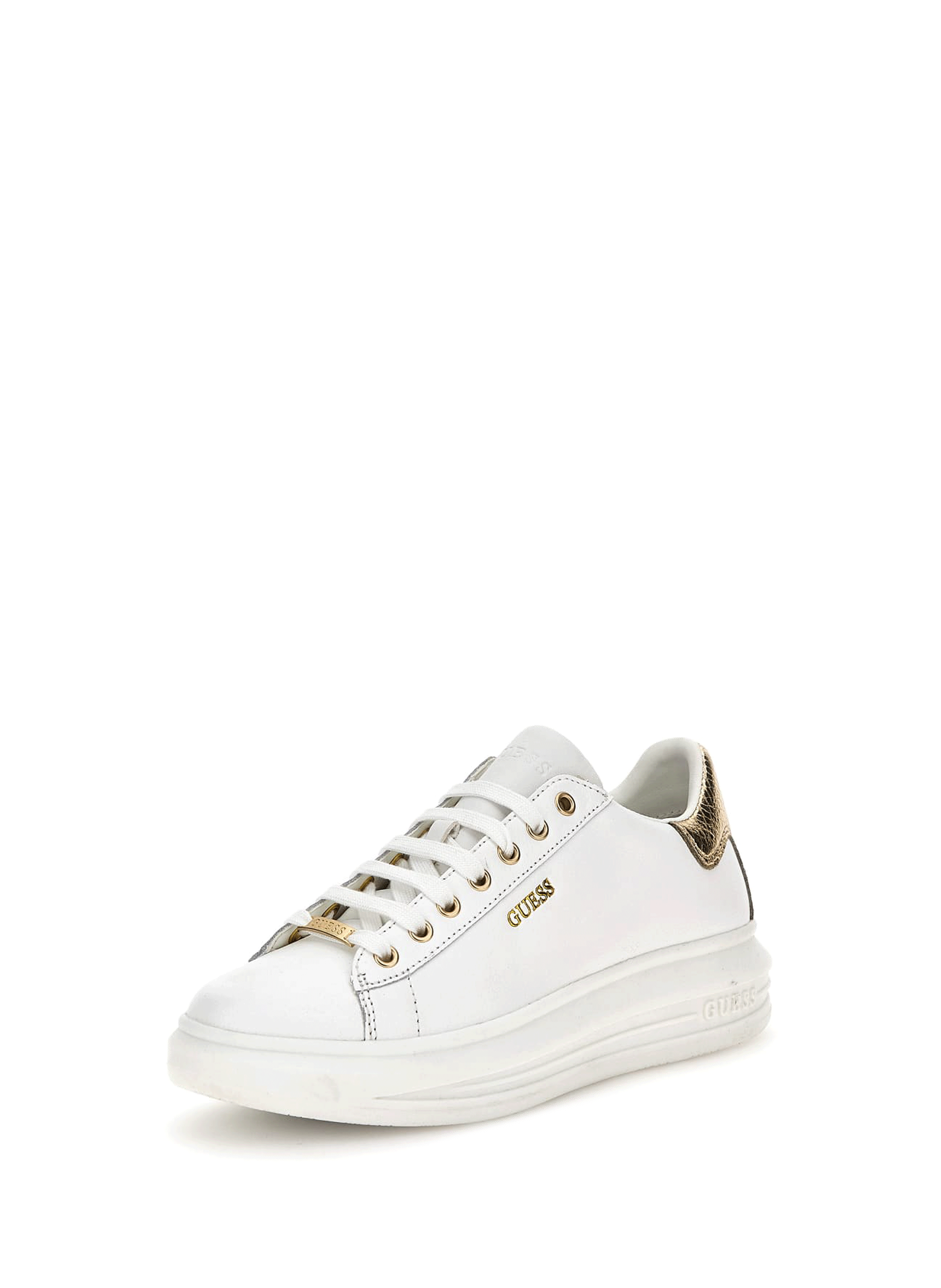 Baskets Vibo en cuir mélangé