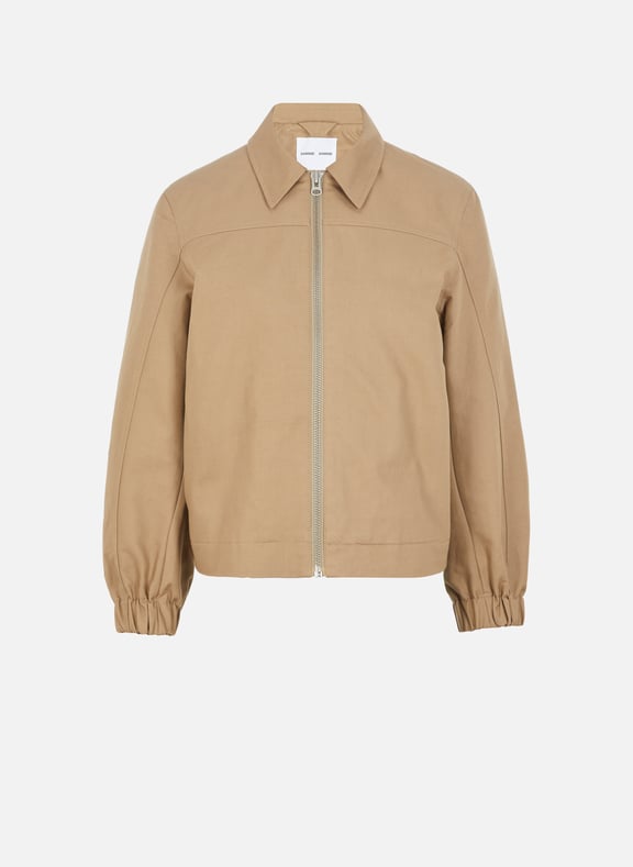 Veste zippée en coton Gris by SAMSOE SAMSOE SAMSOE SAMSOE Veste zippée en coton Gris