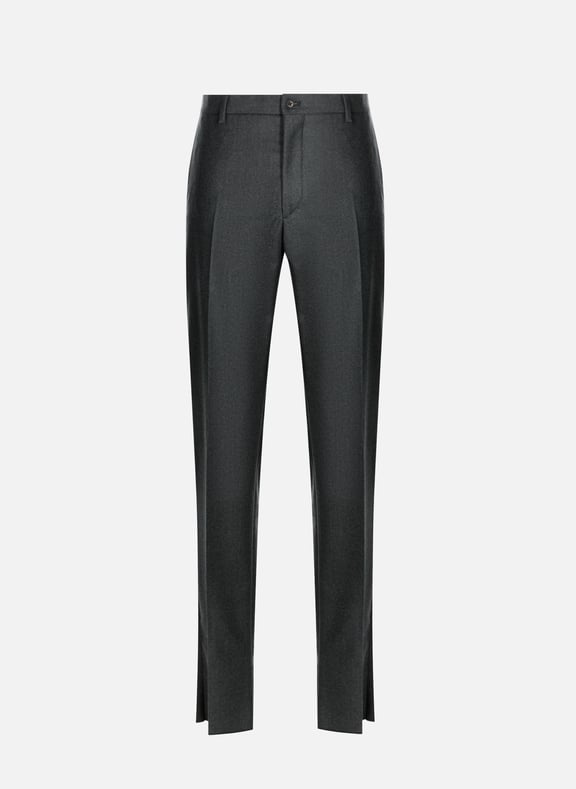 Cropped wool trousers Grey by SAISON 1865 SAISON 1865 Cropped wool trousers Grey