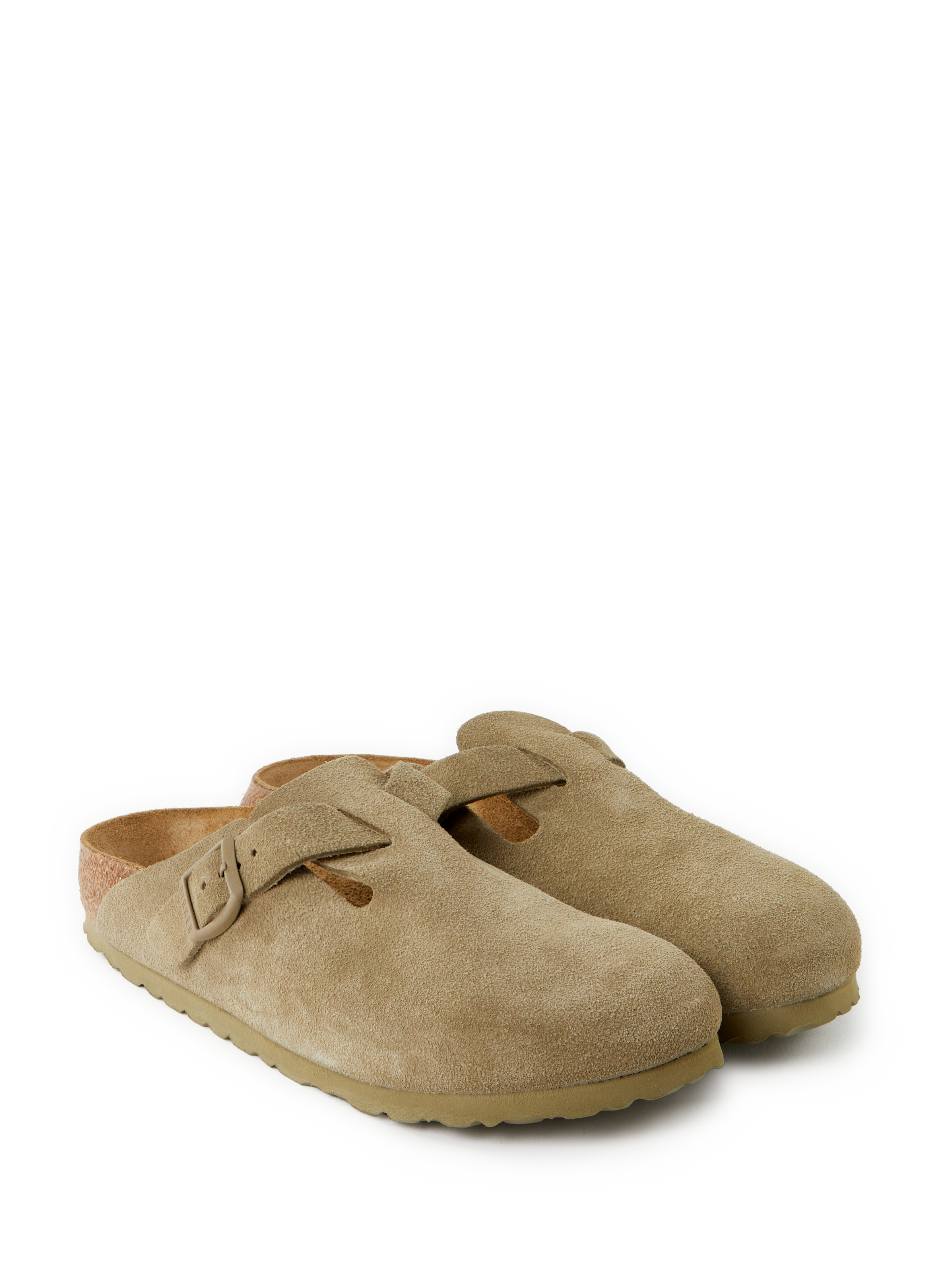 Sabots Boston en cuir  Vert