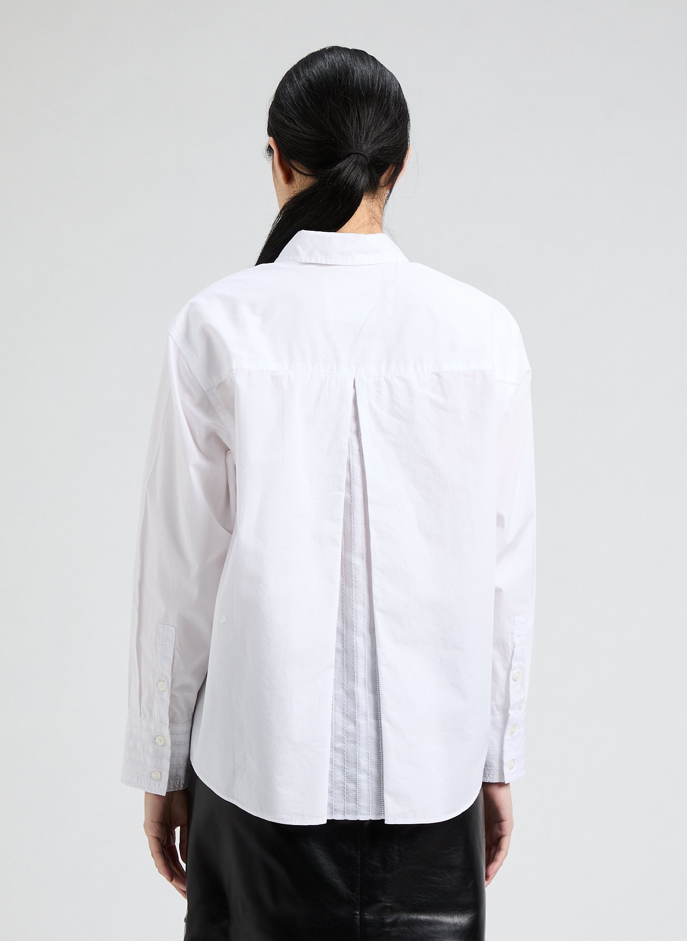 Salasa cotton shirt SAMSOE SAMSOE White