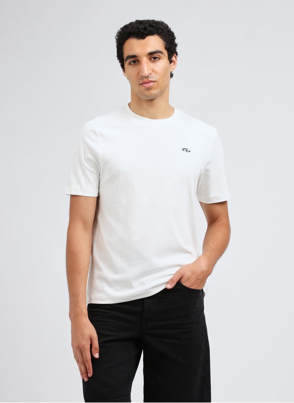 T-shirt en coton Blanc by DIESEL DIESEL T-shirt en coton Blanc