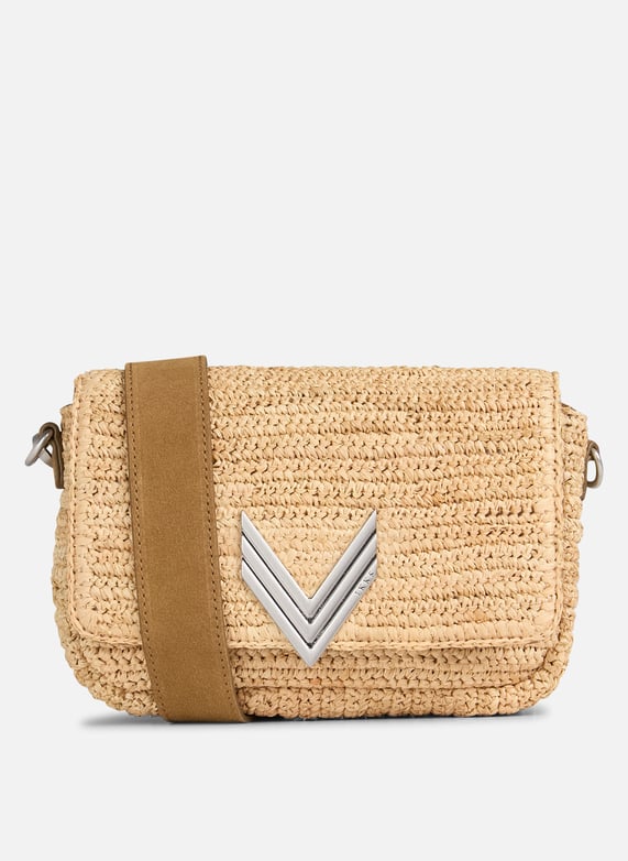 Ikks Femme Sac Bourse Ikks Sac Bandoulière En Raphia 111 Raphia