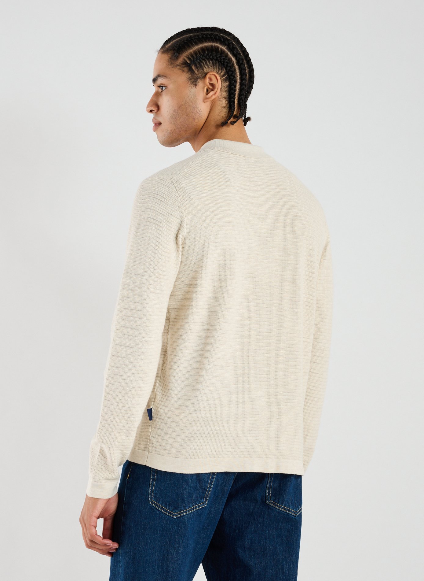 Cotton and silk sweater FACONNABLE Beige