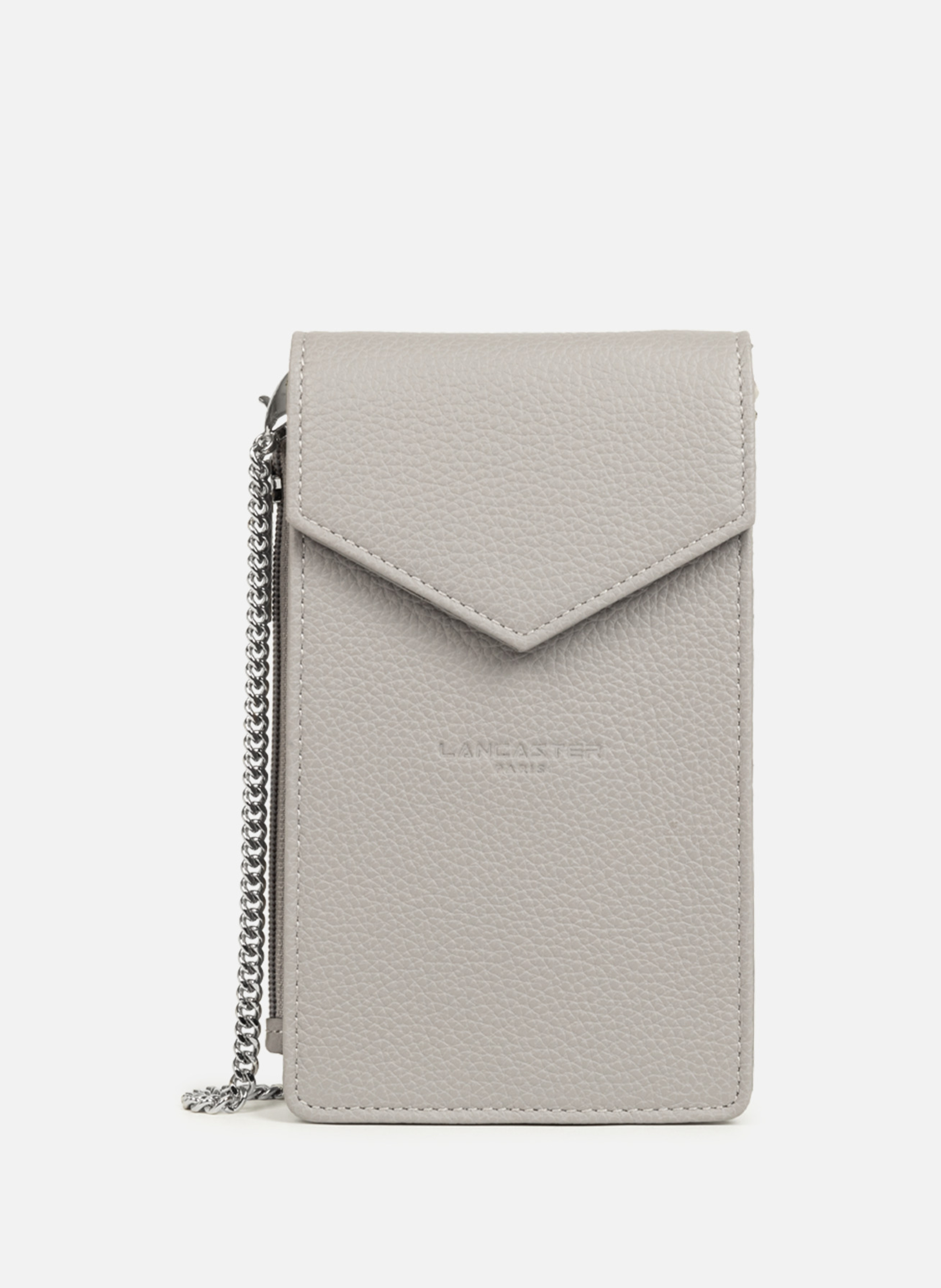 LANCASTER Pochette smartphone - foulonné pm Gris