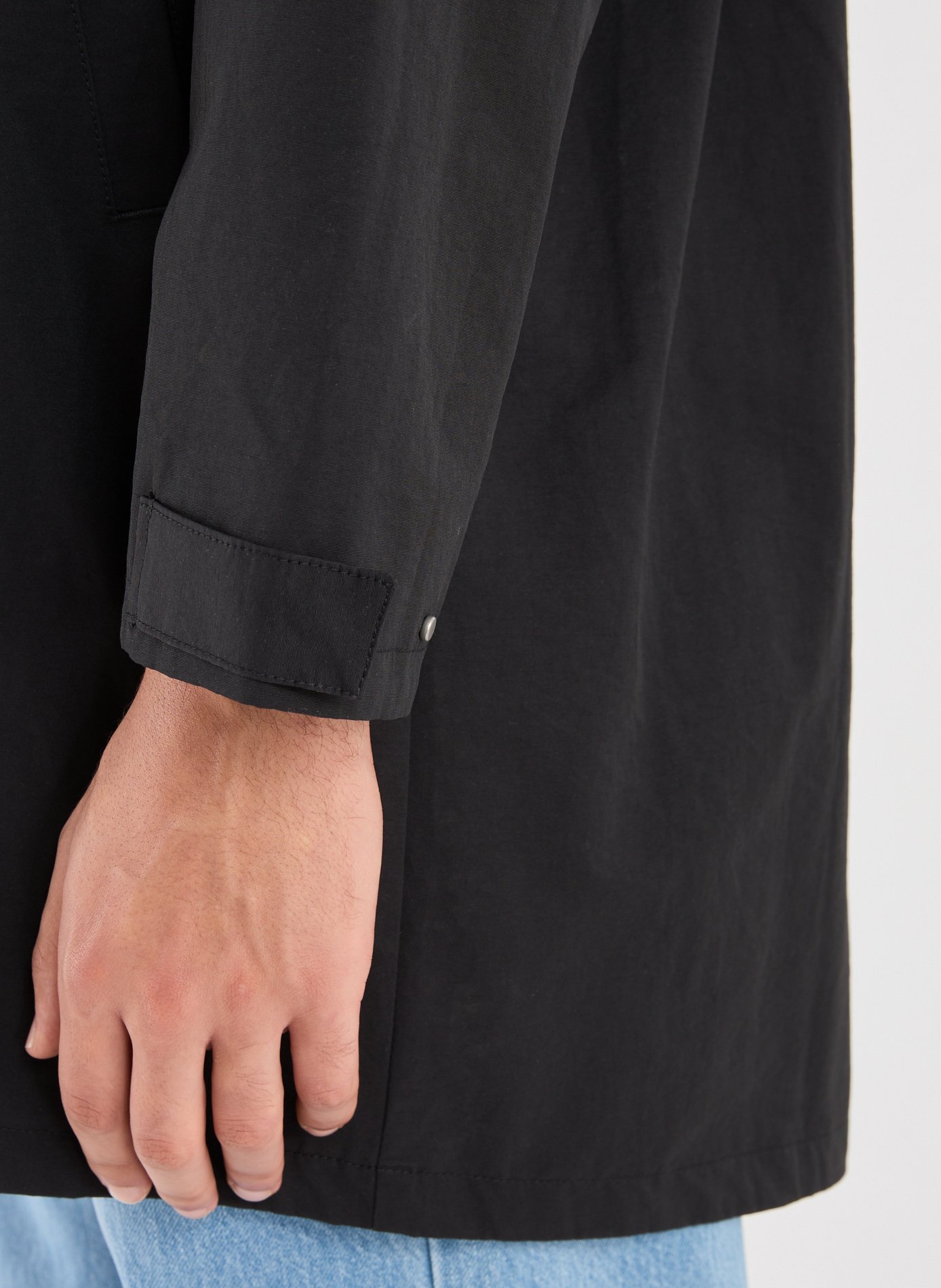 Oversized cotton hooded jacket ARTE ANTWERP Black