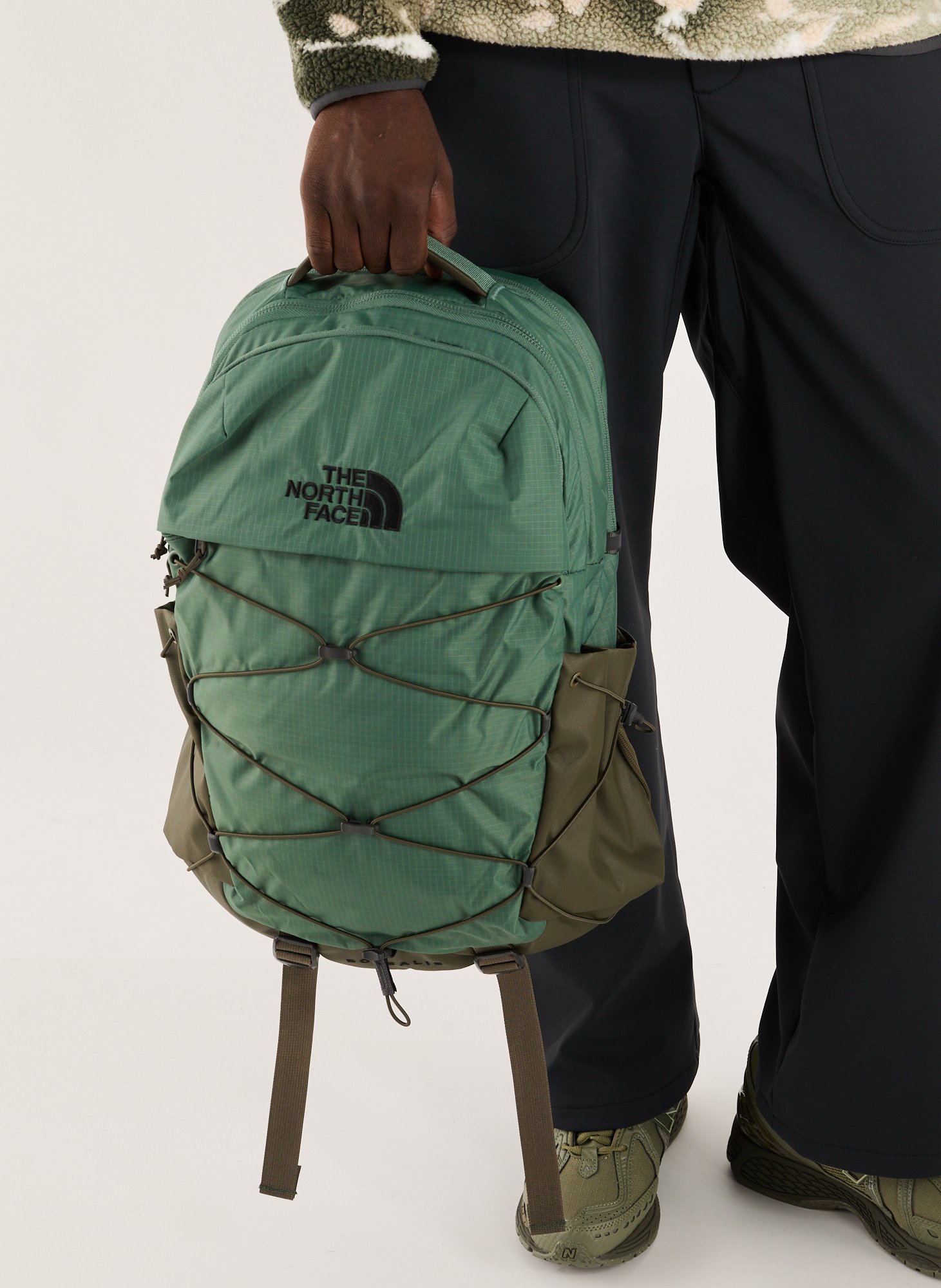 Logo backpack THE NORTH FACE Khaki