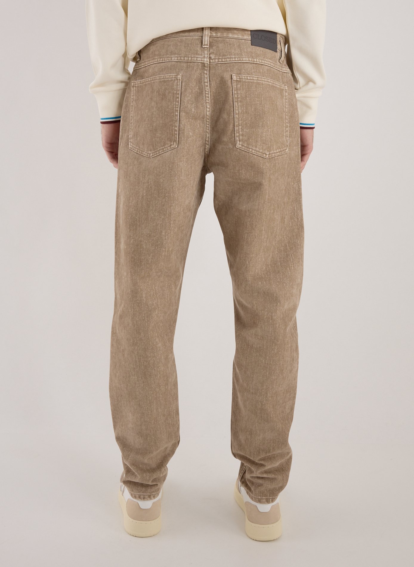 Pantalon en coton CLOSED Beige