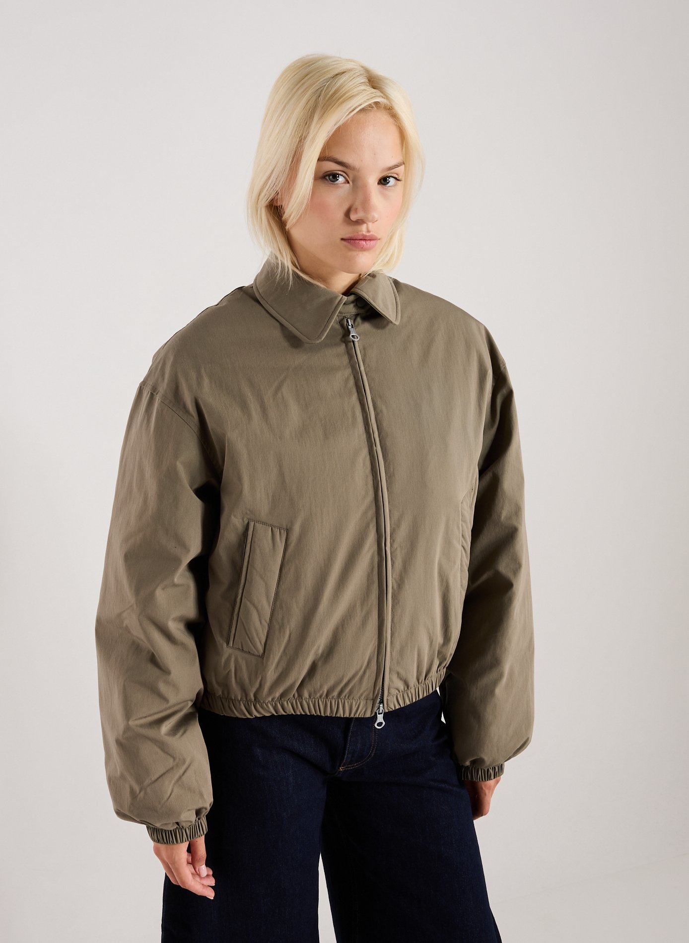 OUR LEGACY Oversized jacket with classic collar Khaki